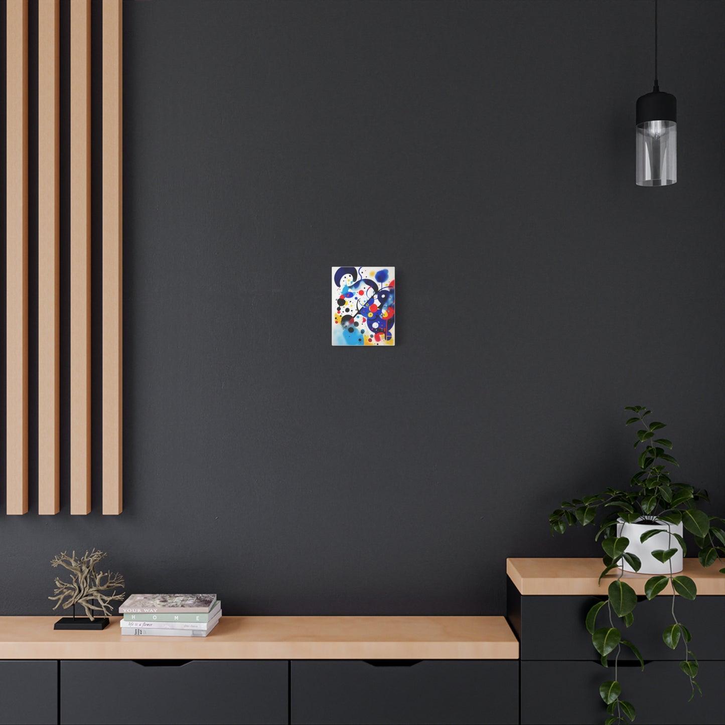 Miro-inspired Matte Canvas, Stretched, 1.25"
