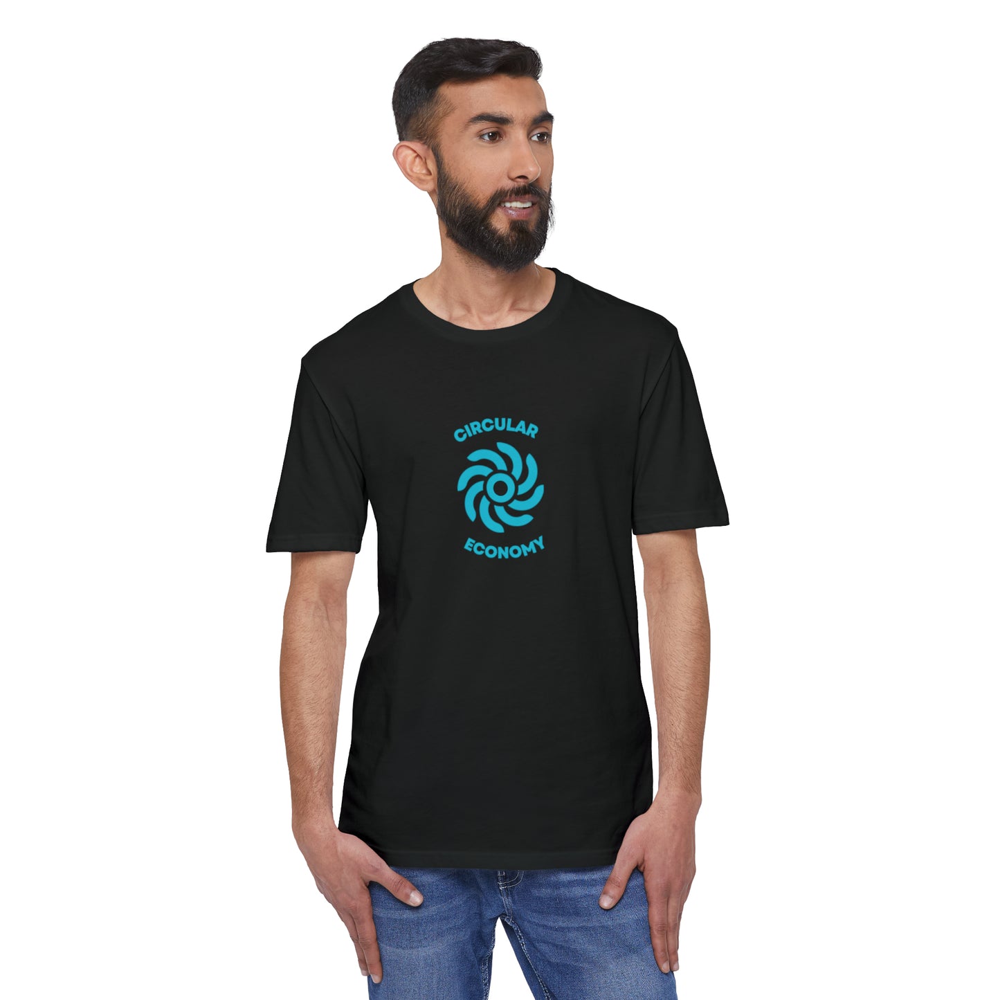 CIRCULAR ECONOMY Unisex District® Re-Tee®, Blue Print