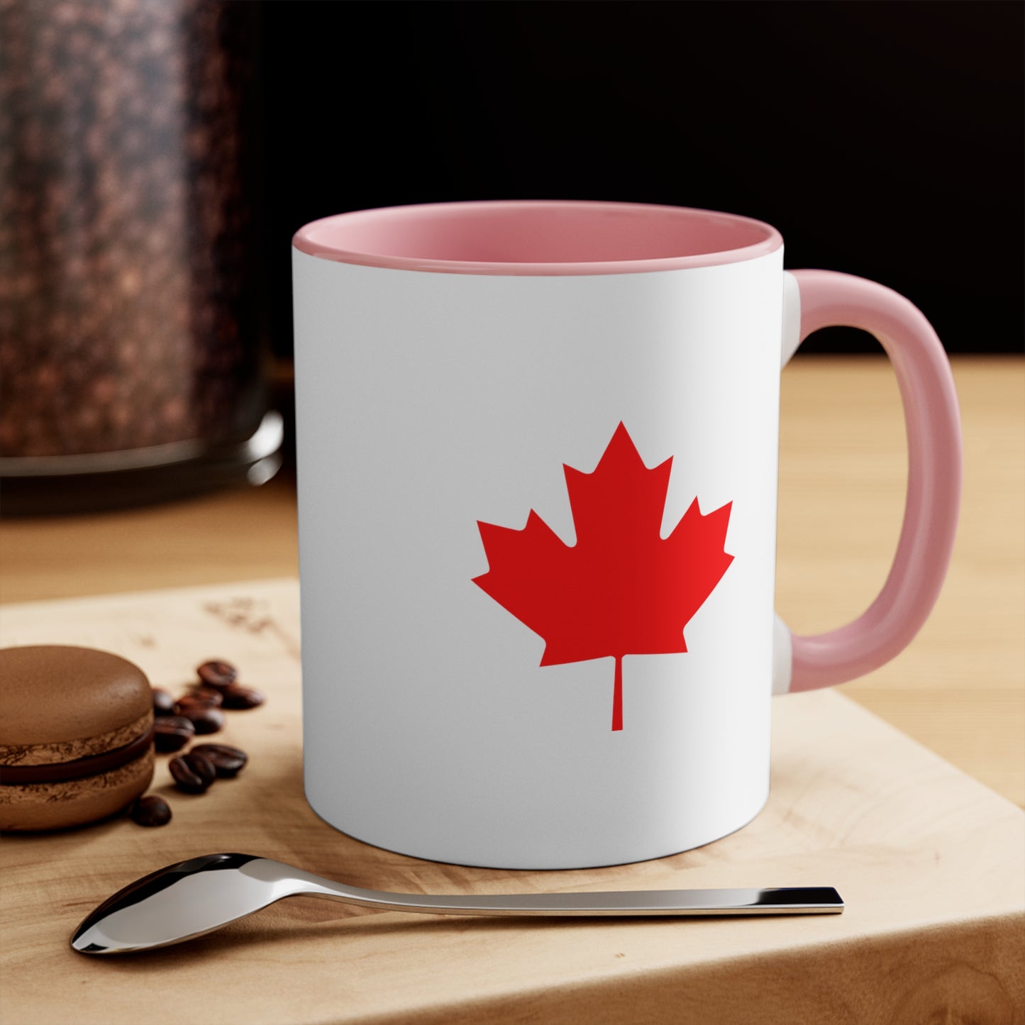 Canadian Maple Leaf Accent Mugs