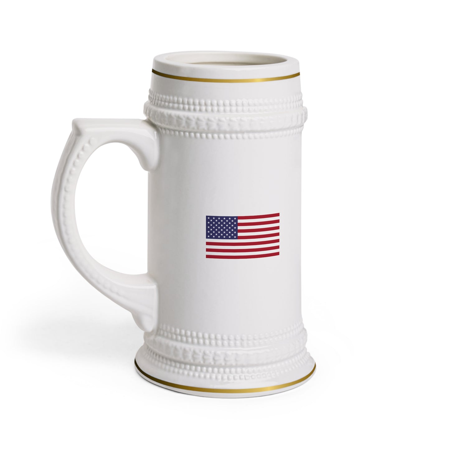 Beer Stein Mug, American Flag