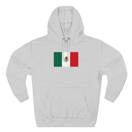 Mexican Flag, Unisex Premium Pullover Hoodie