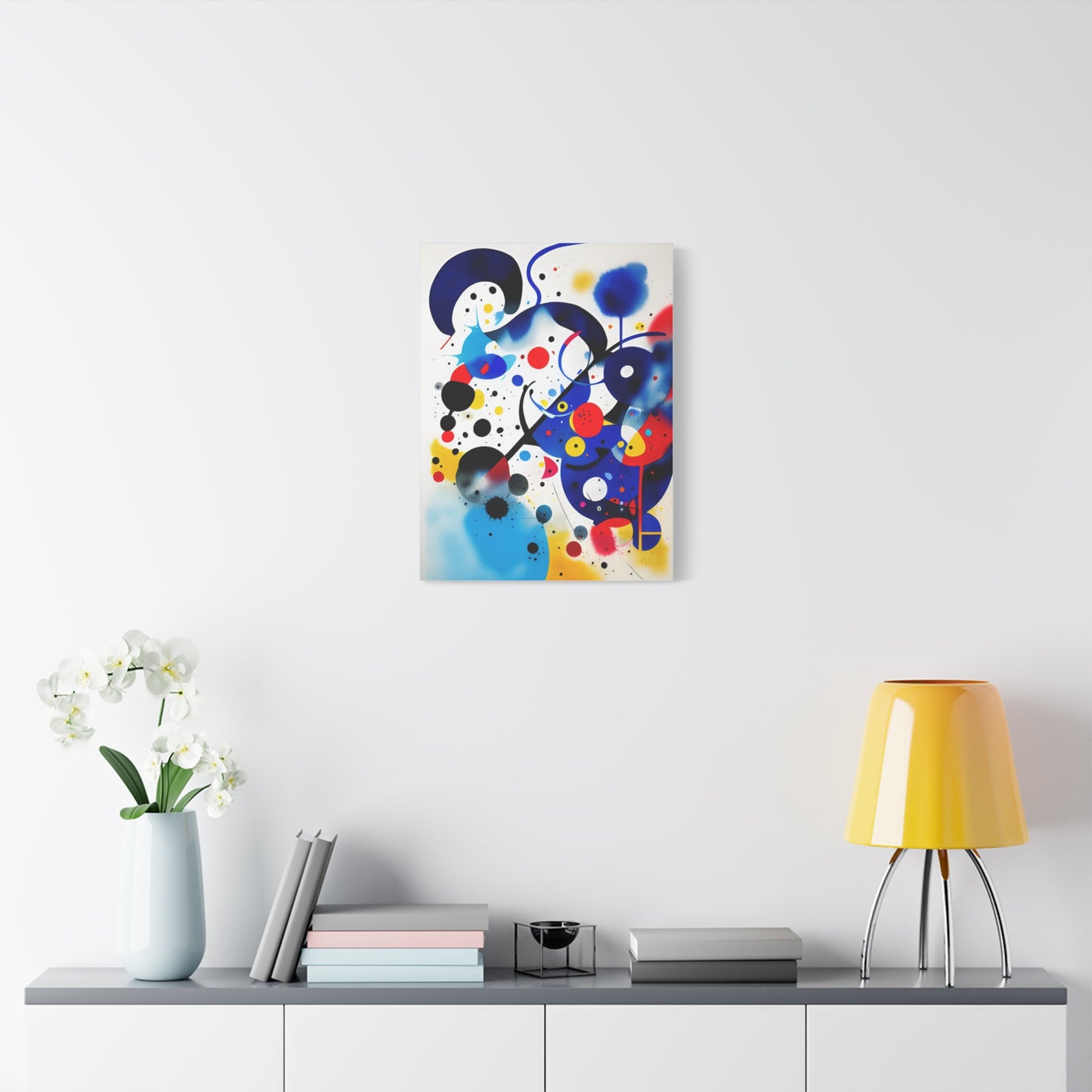 Miro-inspired Matte Canvas, Stretched, 1.25"
