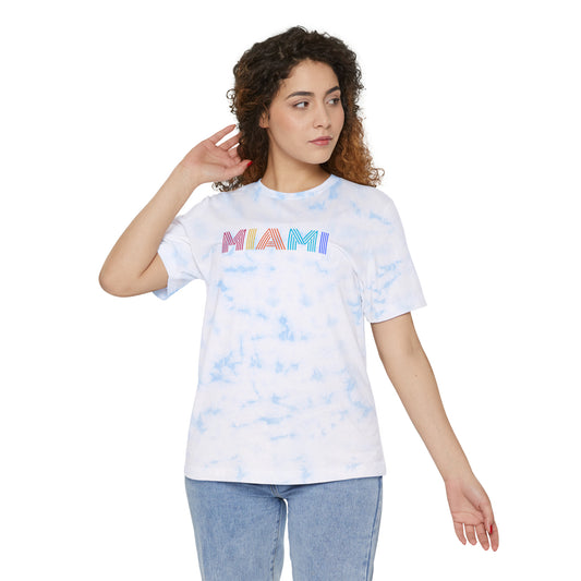 MIAMI Unisex FWD Fashion Tie-Dyed T-Shirt