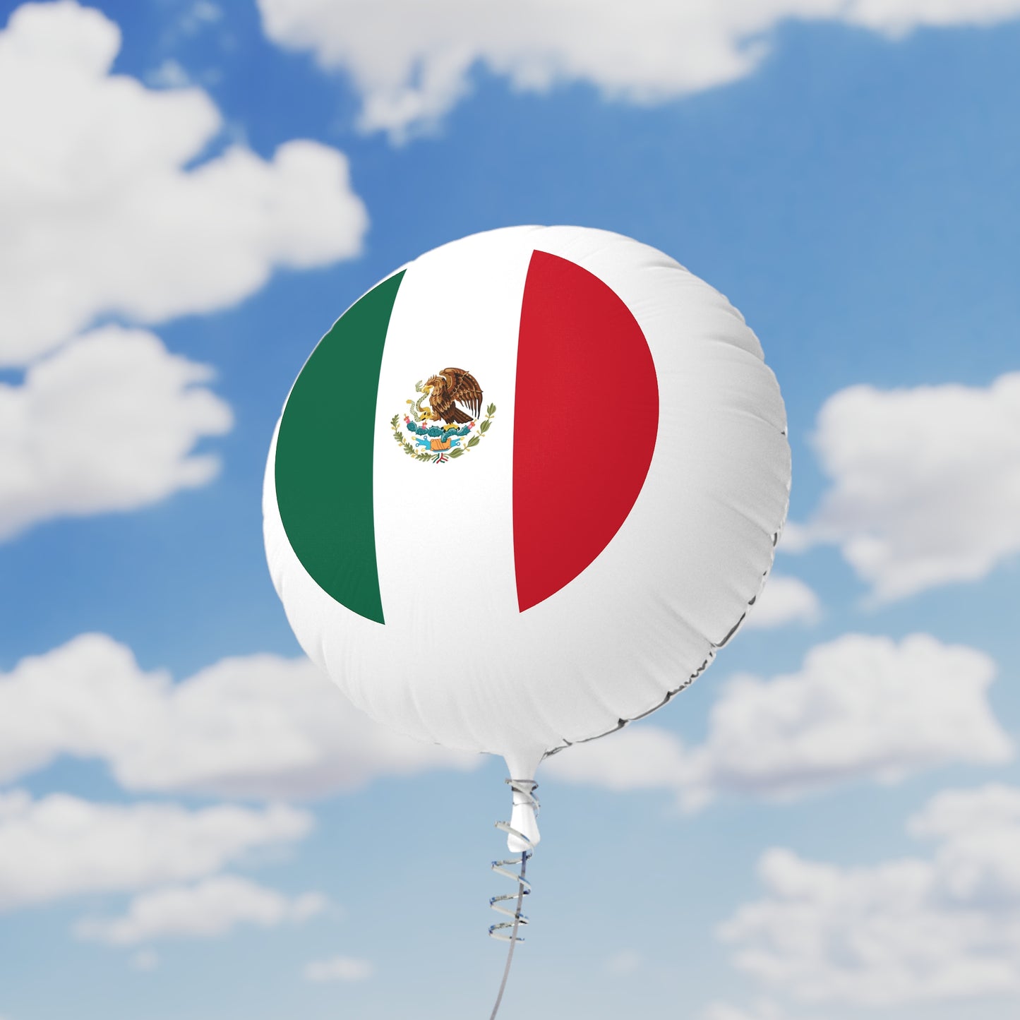 Mexican Flag Mylar Helium Balloon
