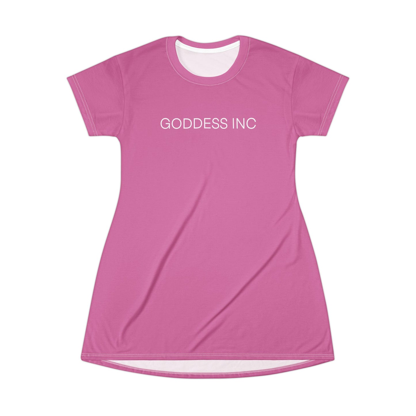 GODDESS INC T-Shirt Dress, Light Pink