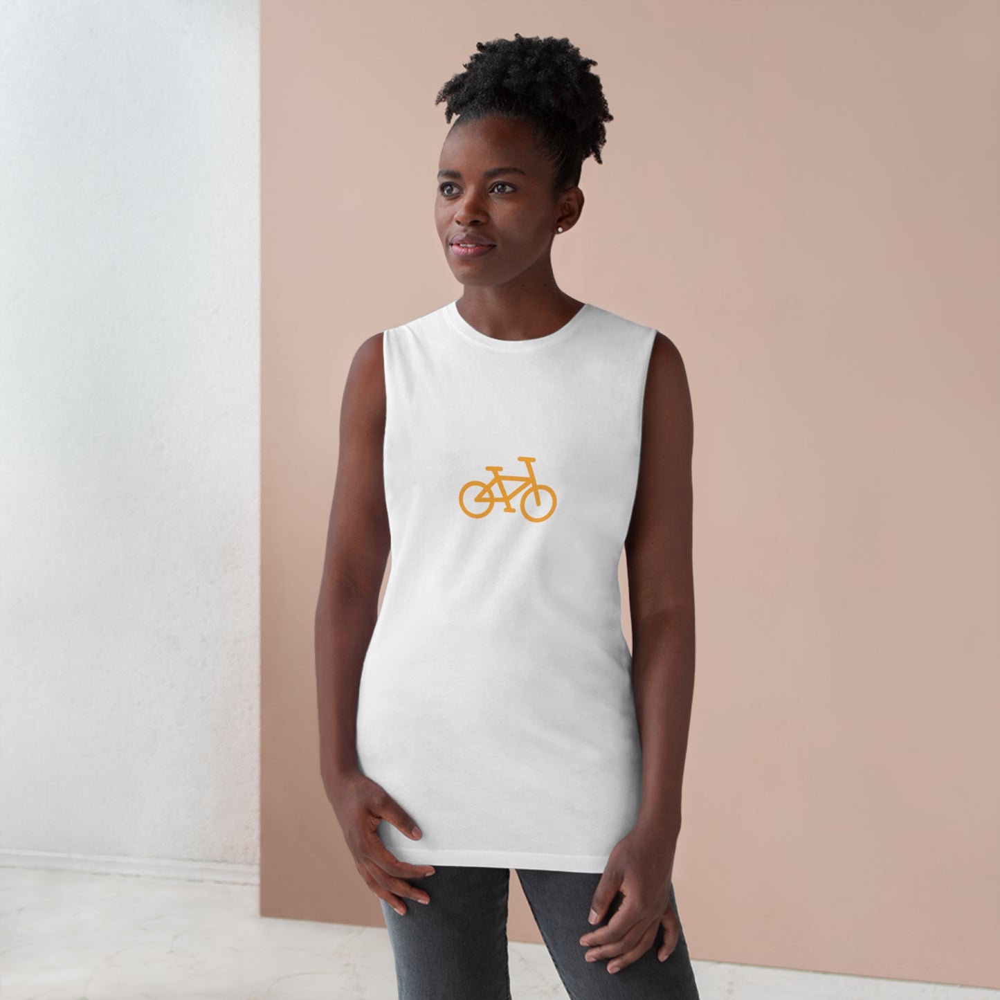 BIKE Barnard Tank, Orange Print