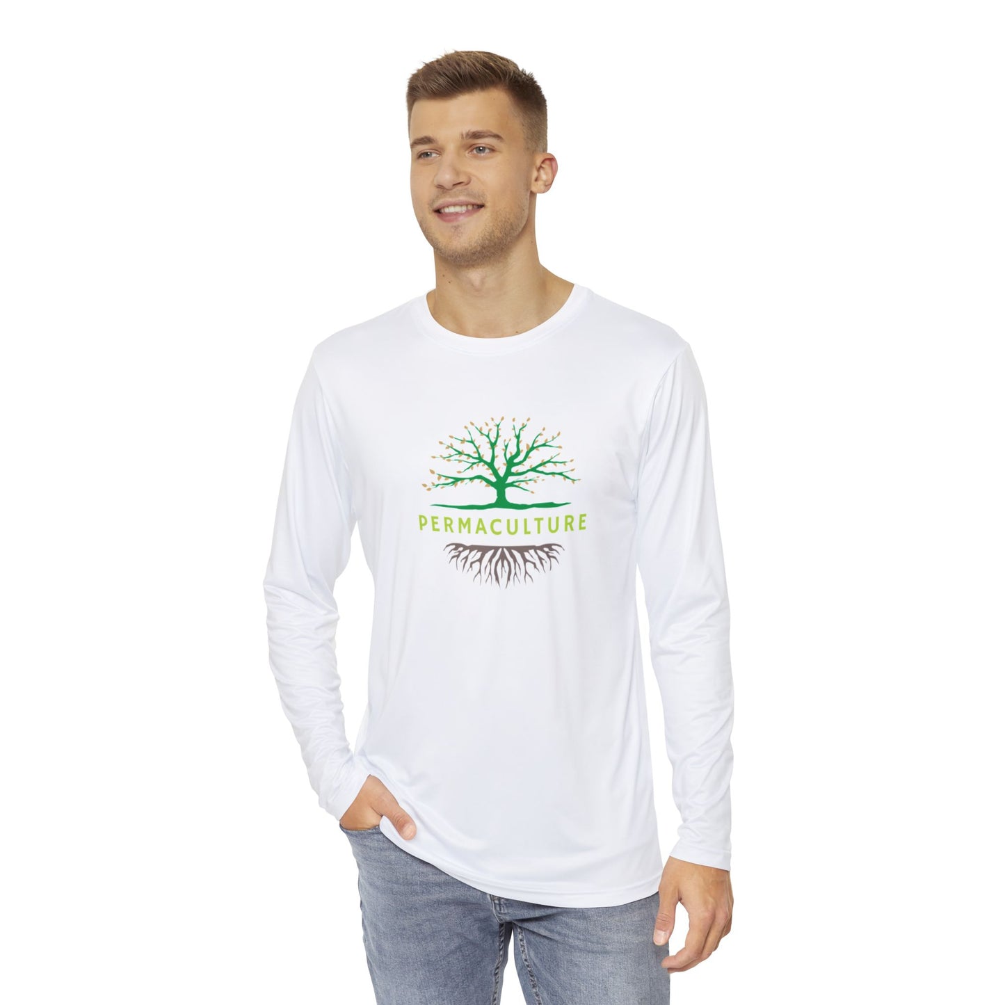 Permaculture, Men's Long Sleeve Shirt