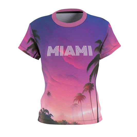 Women's MIAMI Cut & Sew Tee