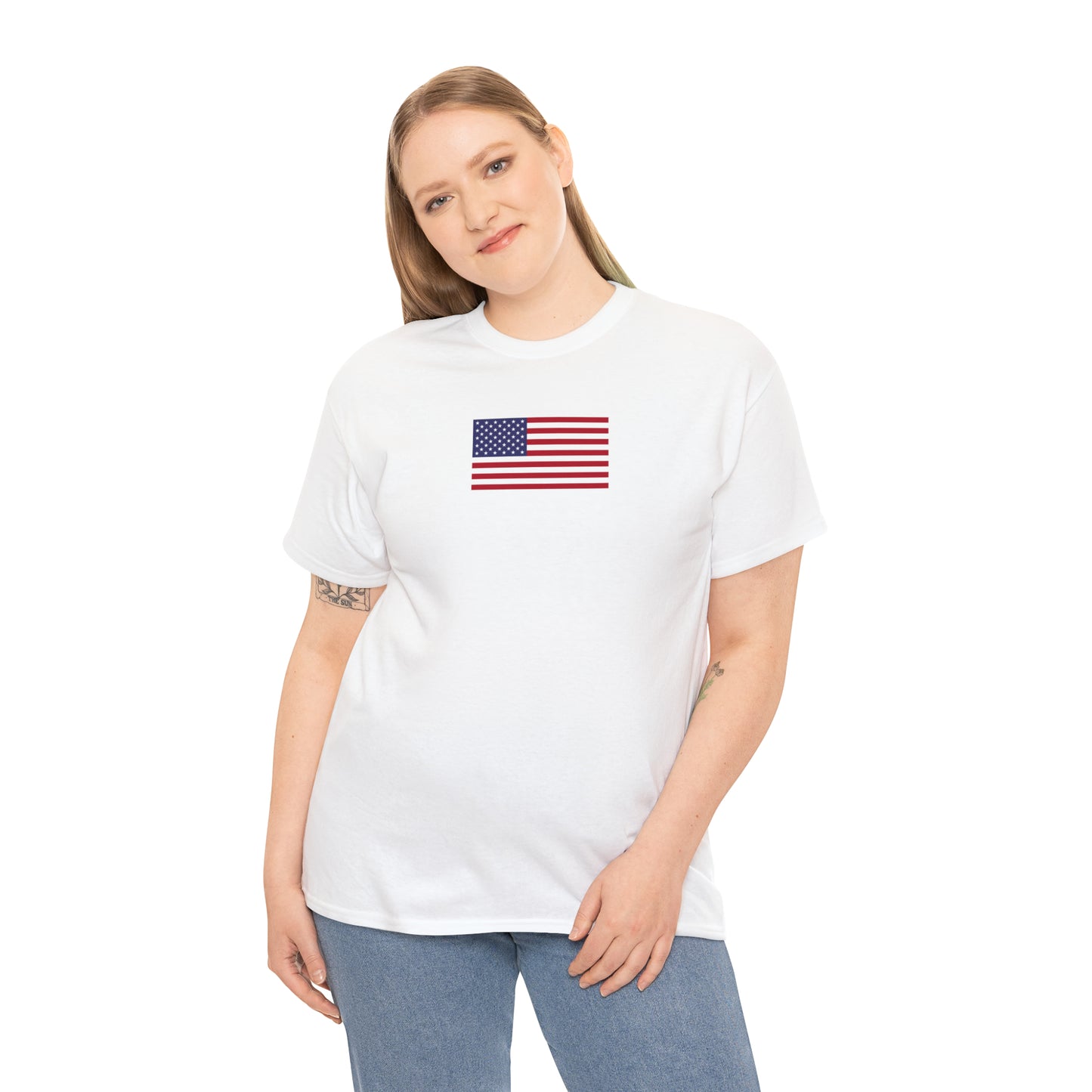 American Flag Unisex Heavy Cotton Tee