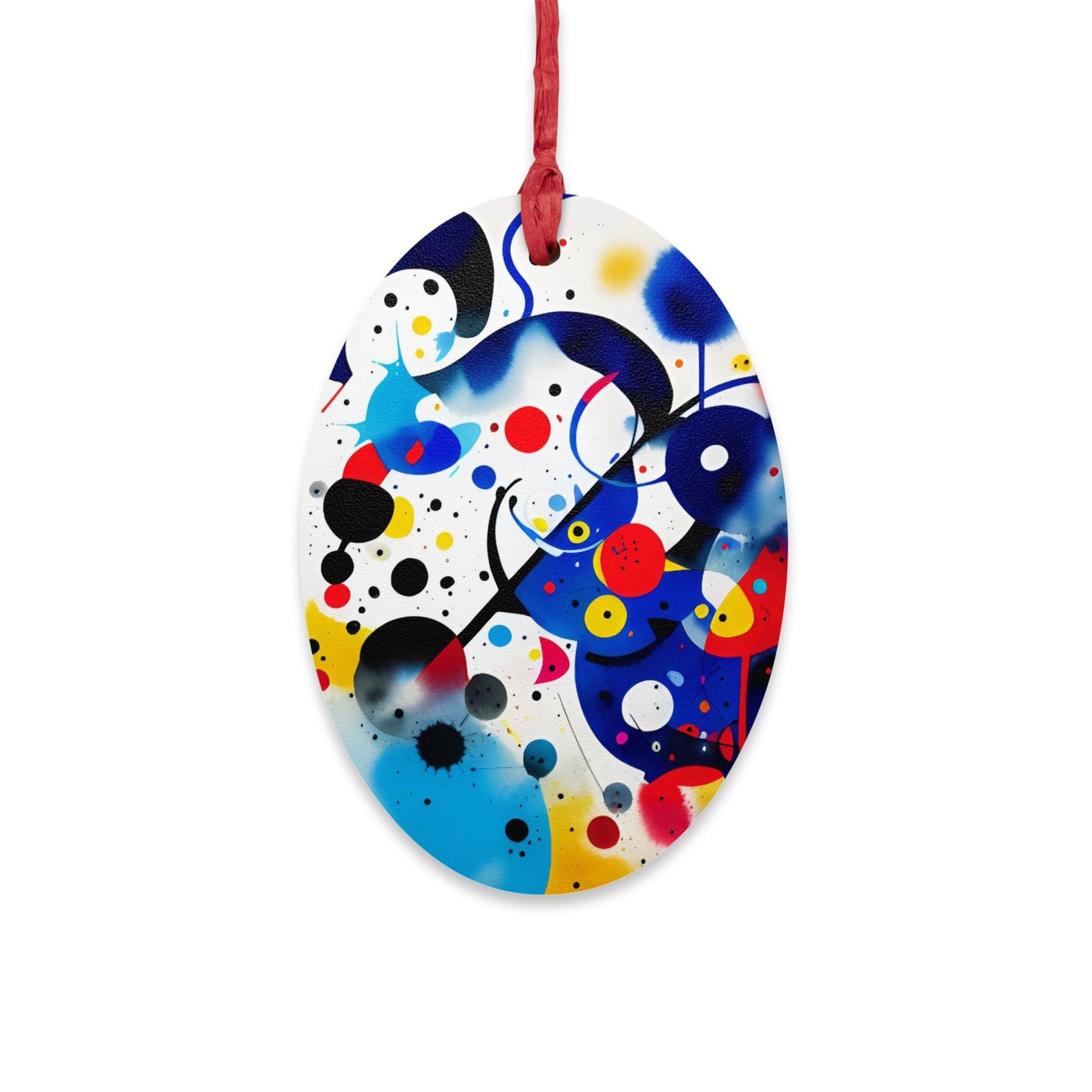 Wooden Ornaments, Inspired by Miro