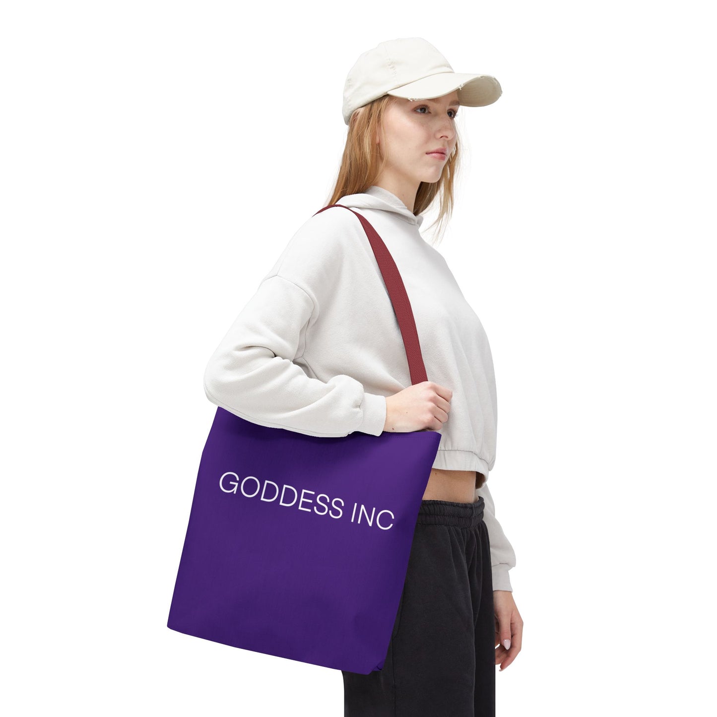 GODDESS INC Tote Bag, Purple