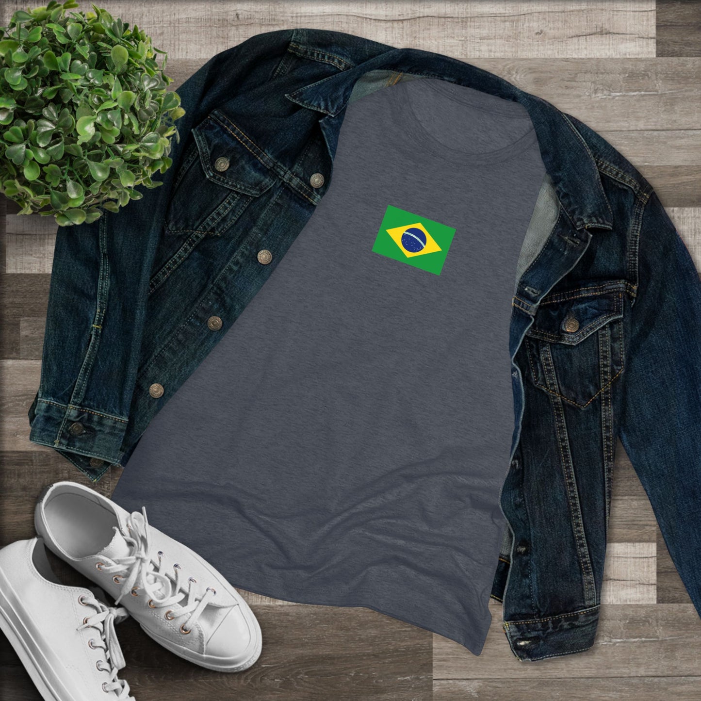 BRAZIL Women's Triblend Tee