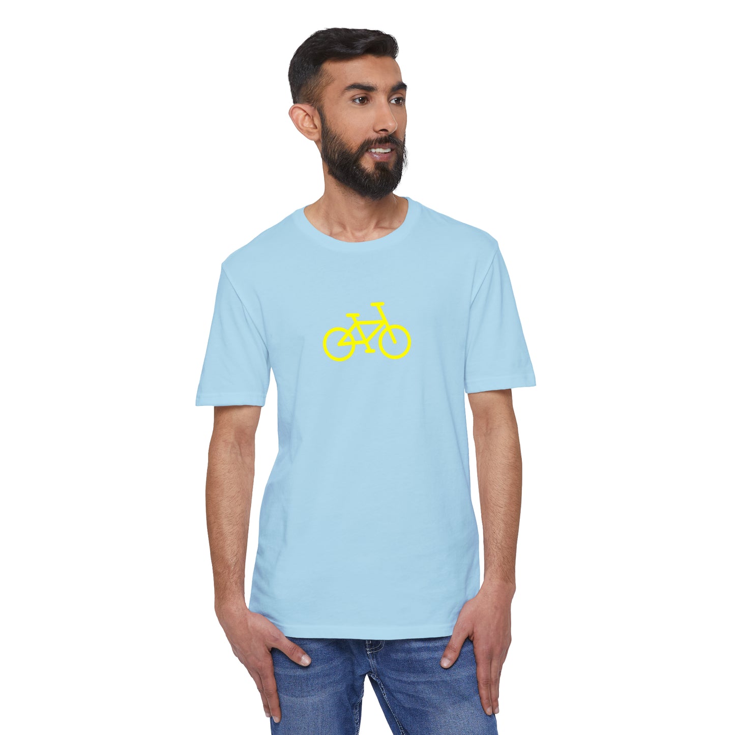 BIKE Unisex District® Re-Tee®, Gold Print
