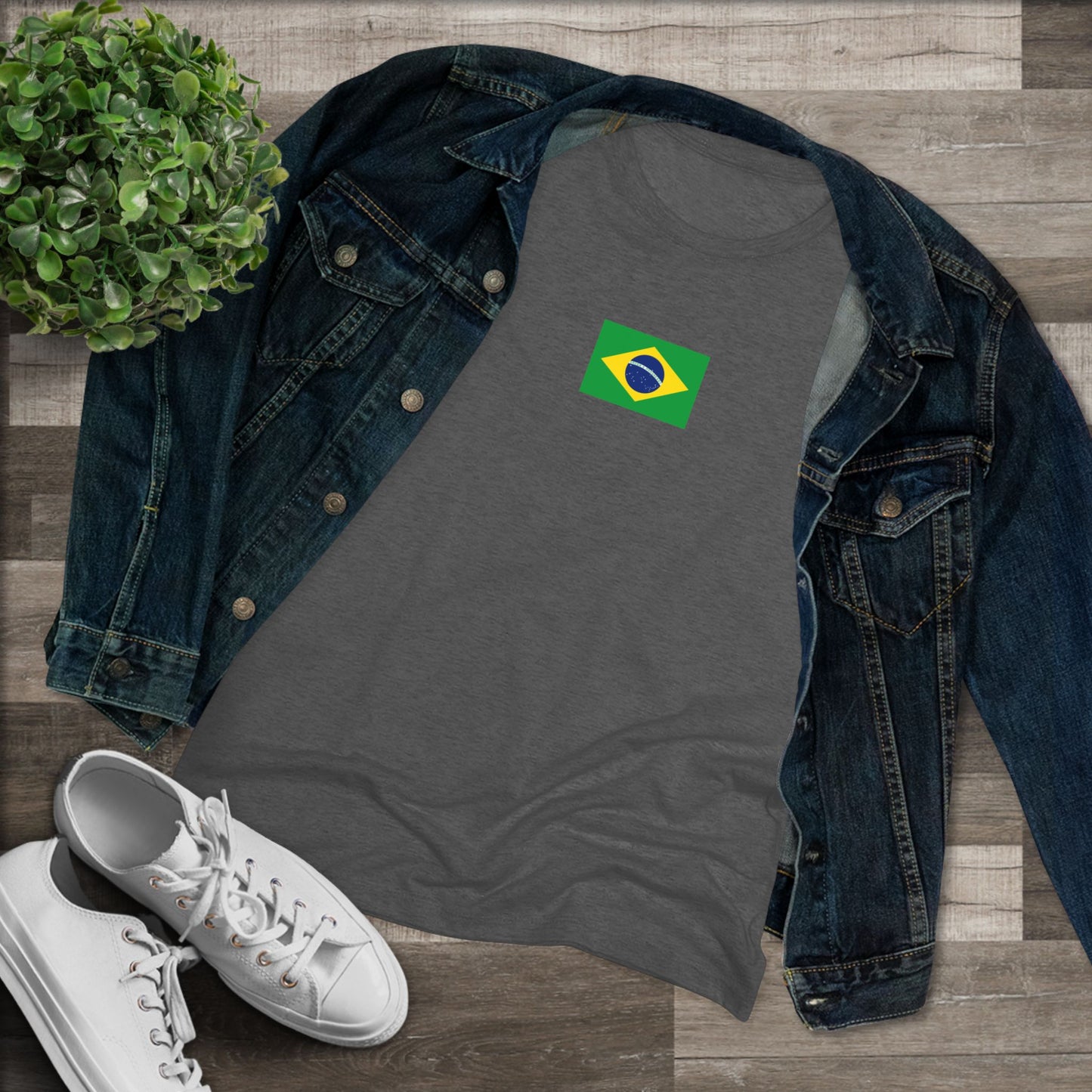 BRAZIL Women's Triblend Tee