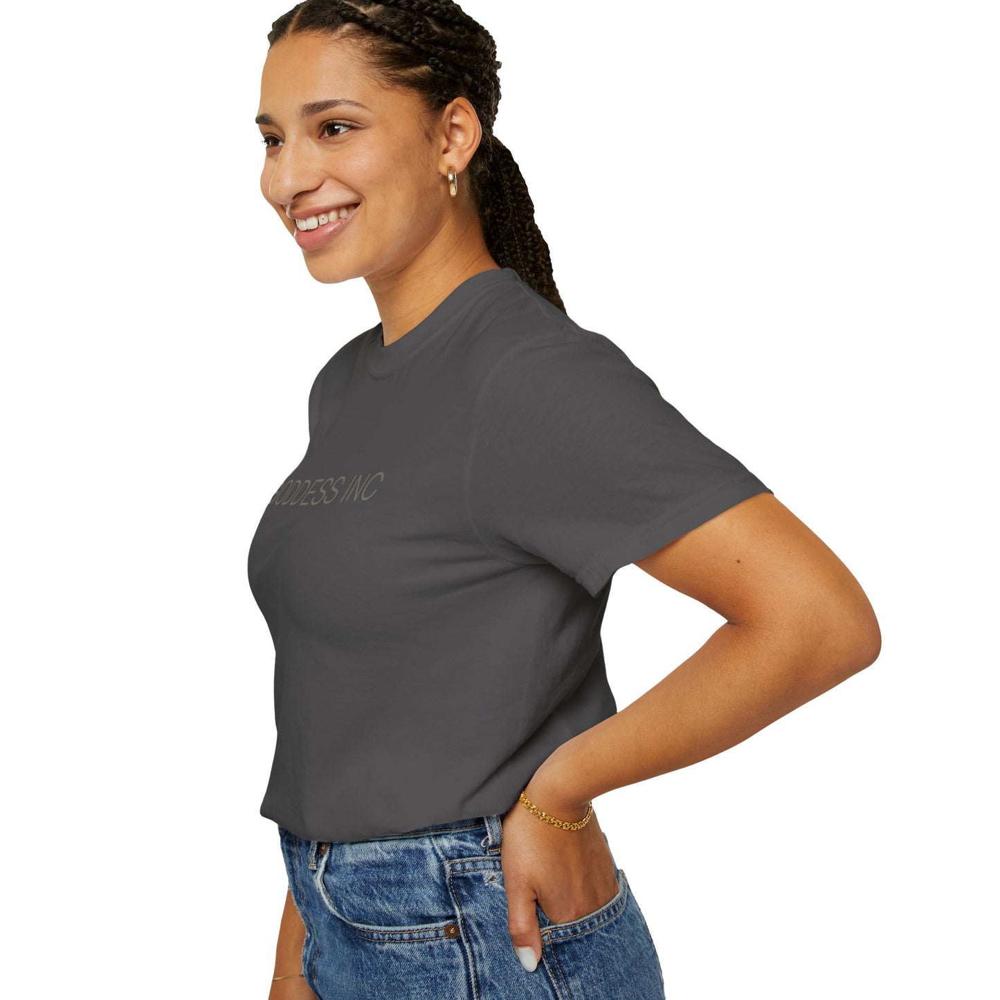 GODDESS INC Garment-Dyed T-shirt