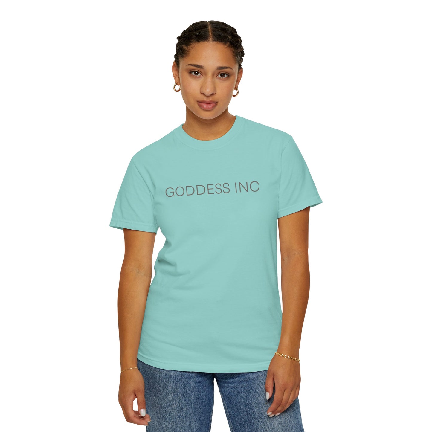 GODDESS INC Garment-Dyed T-shirt