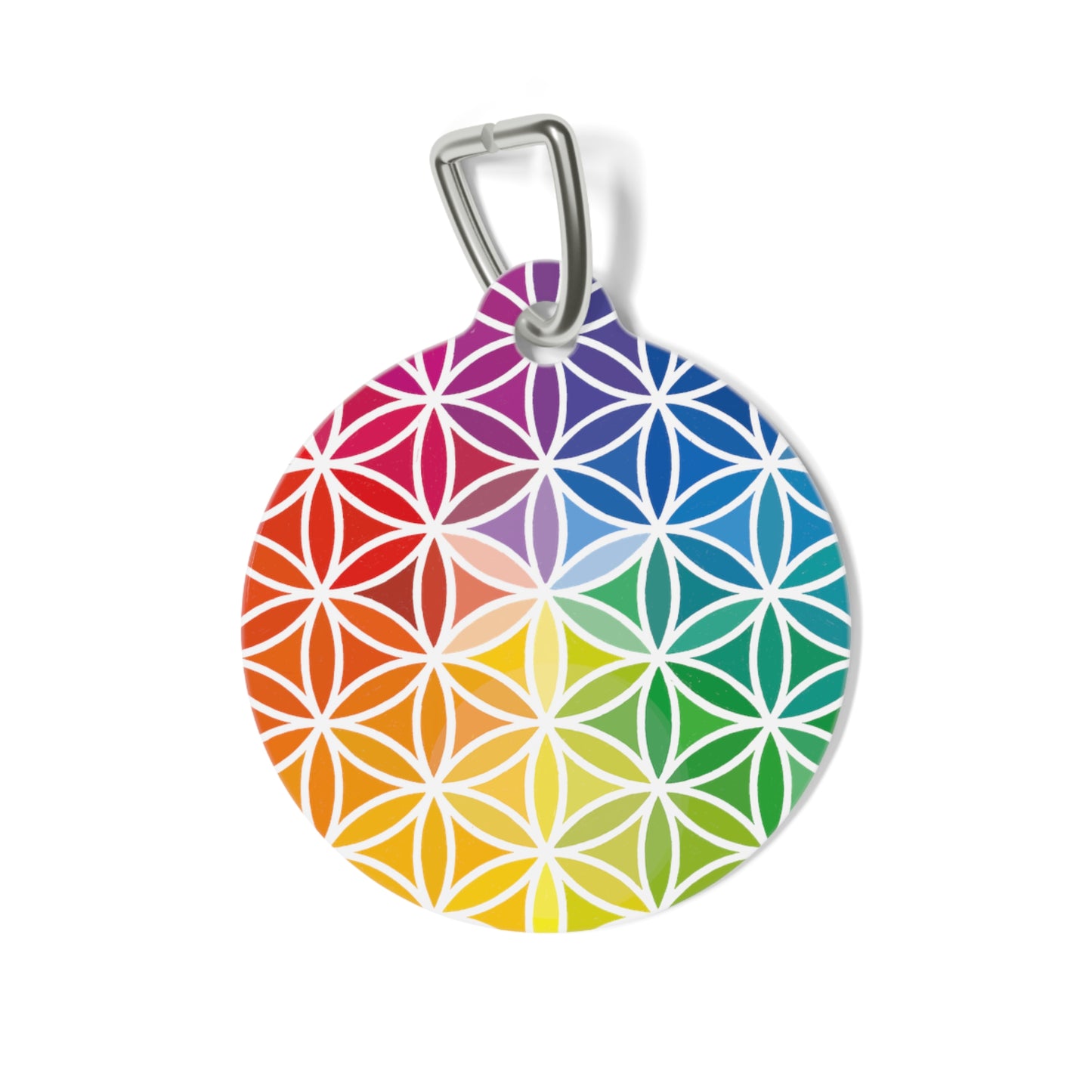 Flower of Life Pet Tag