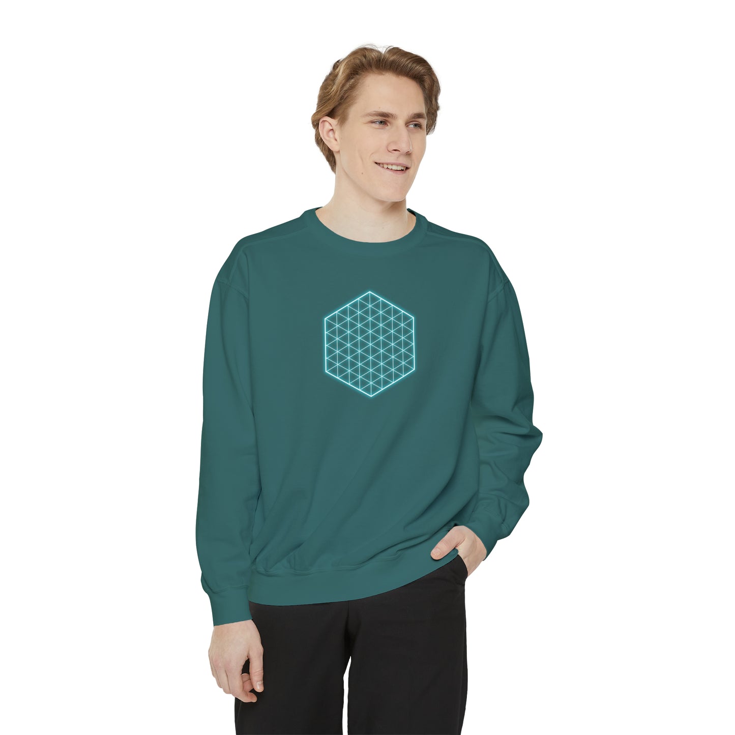 SACRED GEOMETRY Unisex Garment-Dyed Sweatshirt