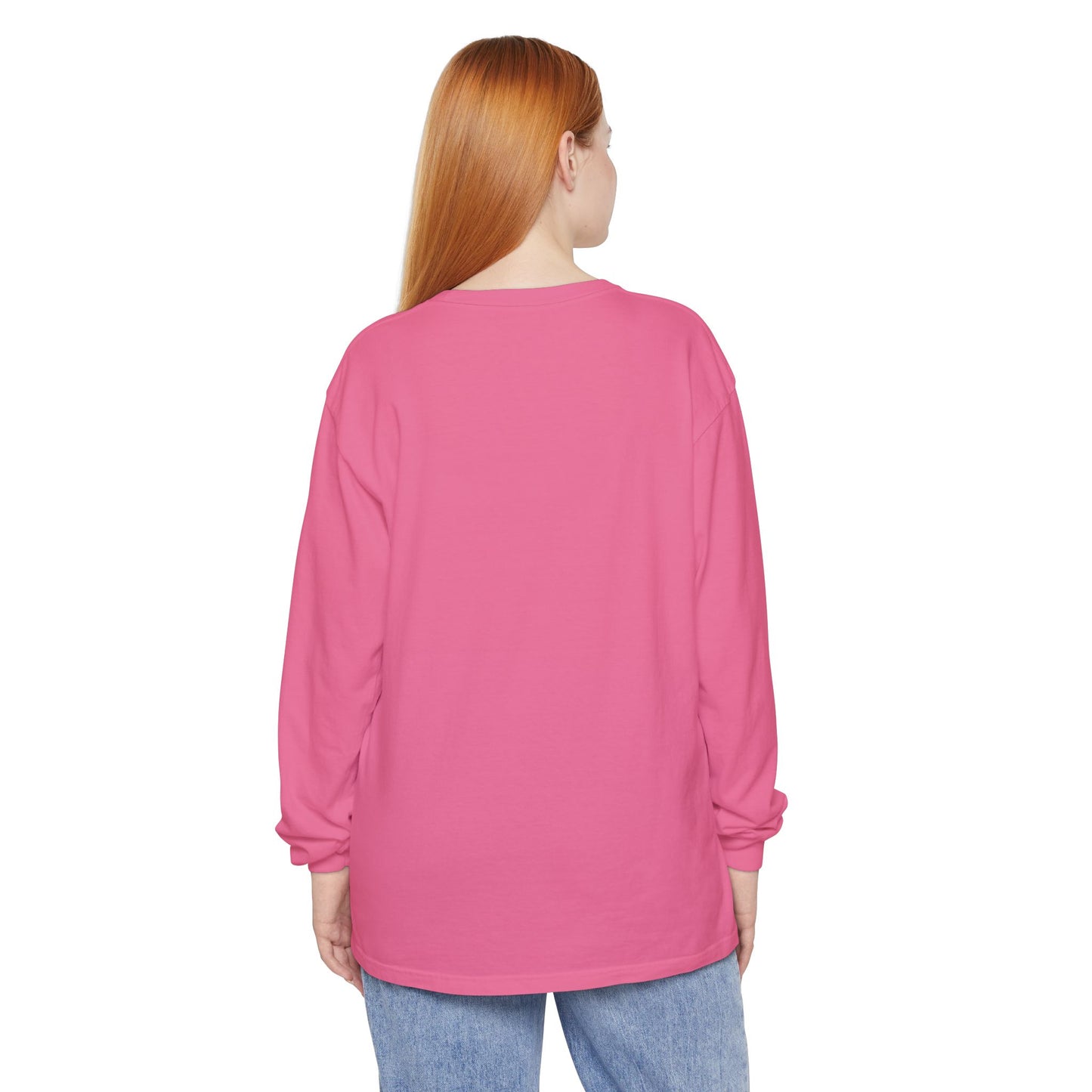 GODDESS INC Garment-dyed Long Sleeve T-Shirt