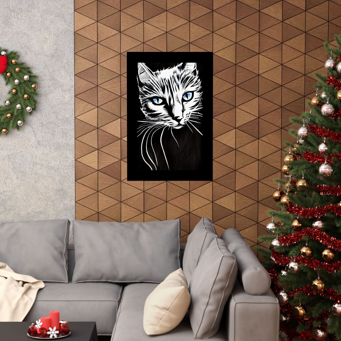 Cat, Matte Vertical Posters