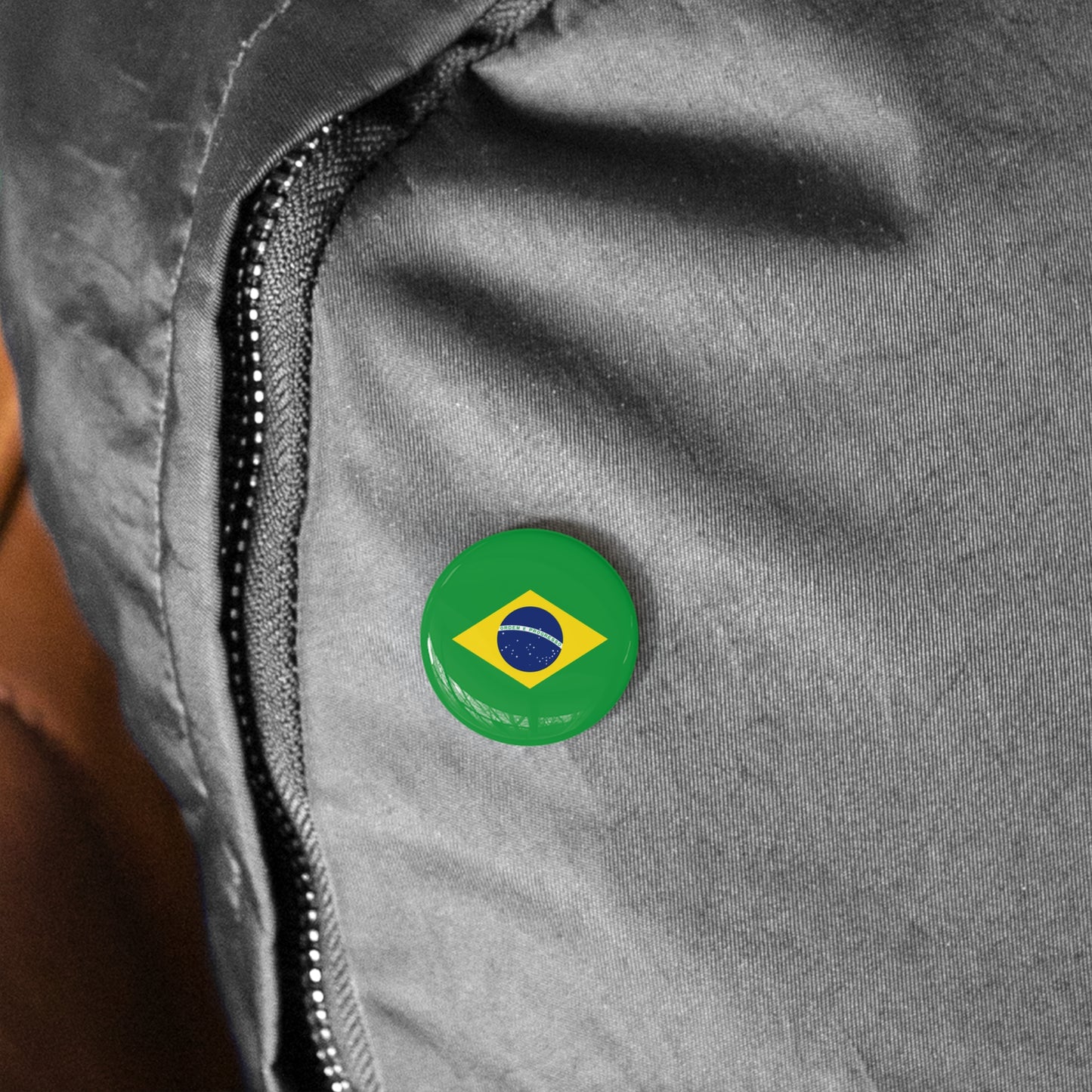 BRAZIL Round Pin