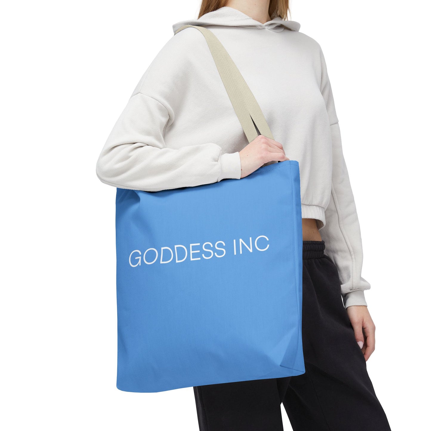 GODDESS INC Tote Bag, Light Blue