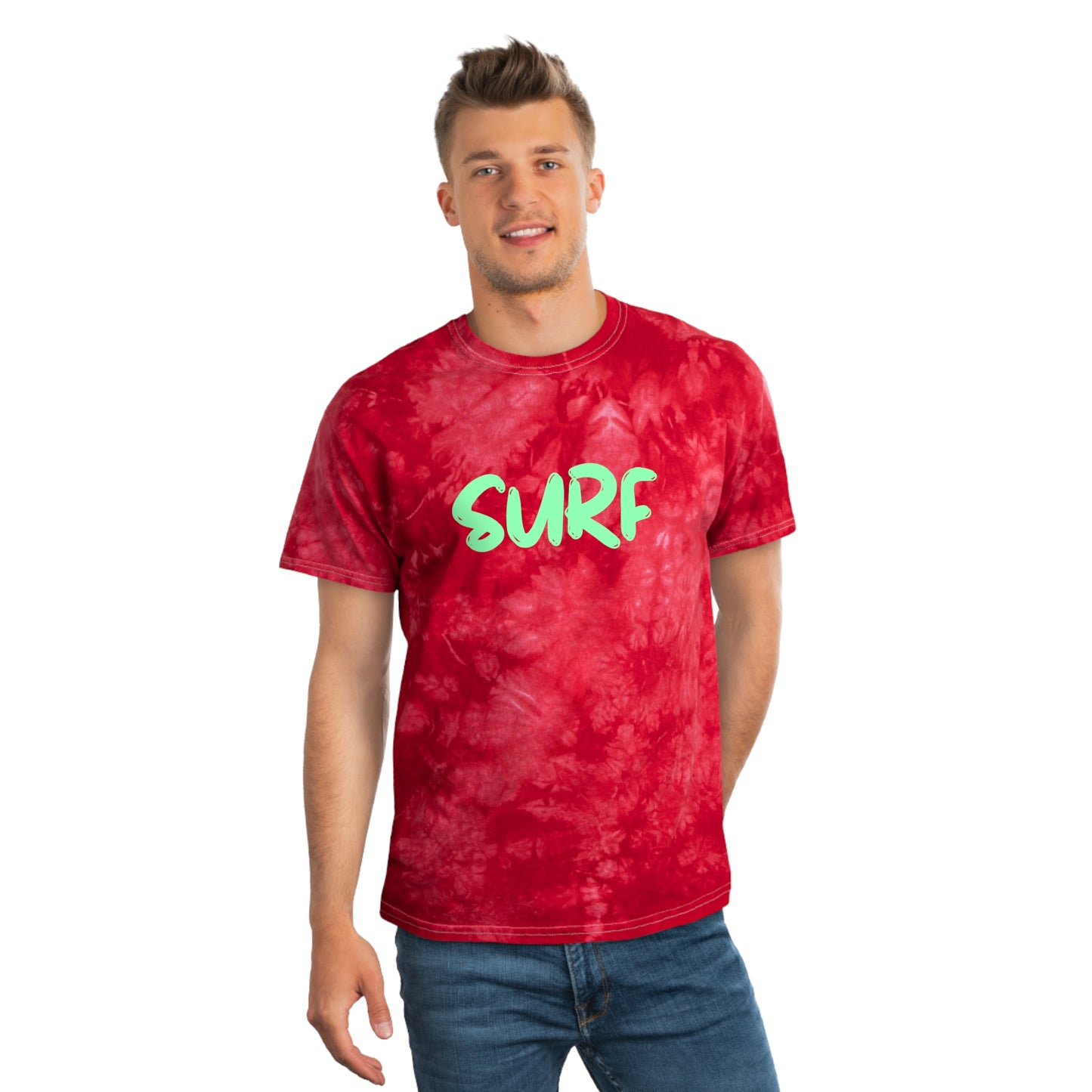 SURF Tie-Dye Tee, Crystal