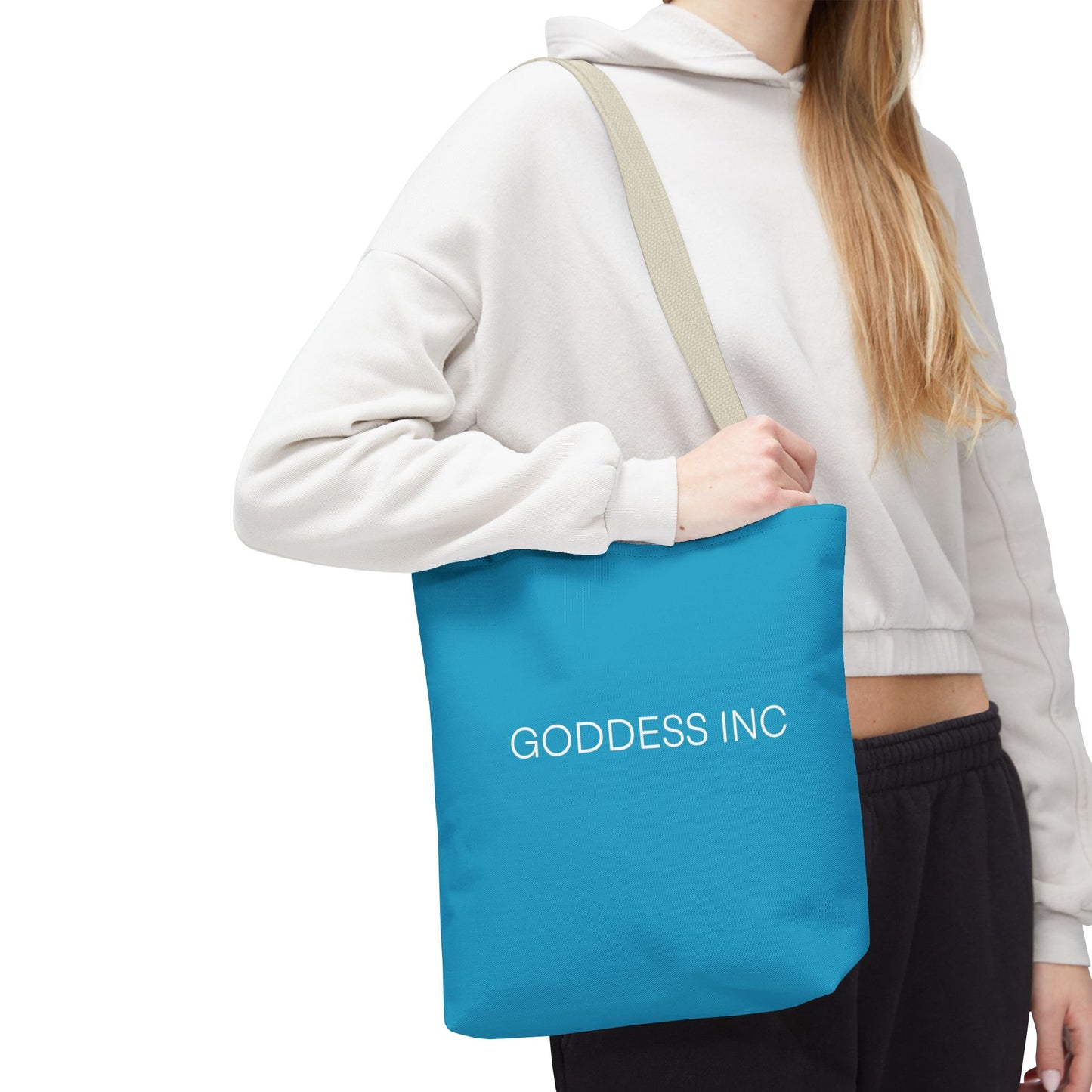 GODDESS INC Tote Bag, Blue