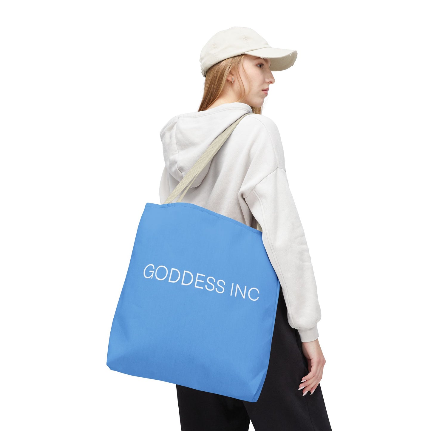 GODDESS INC Tote Bag, Light Blue