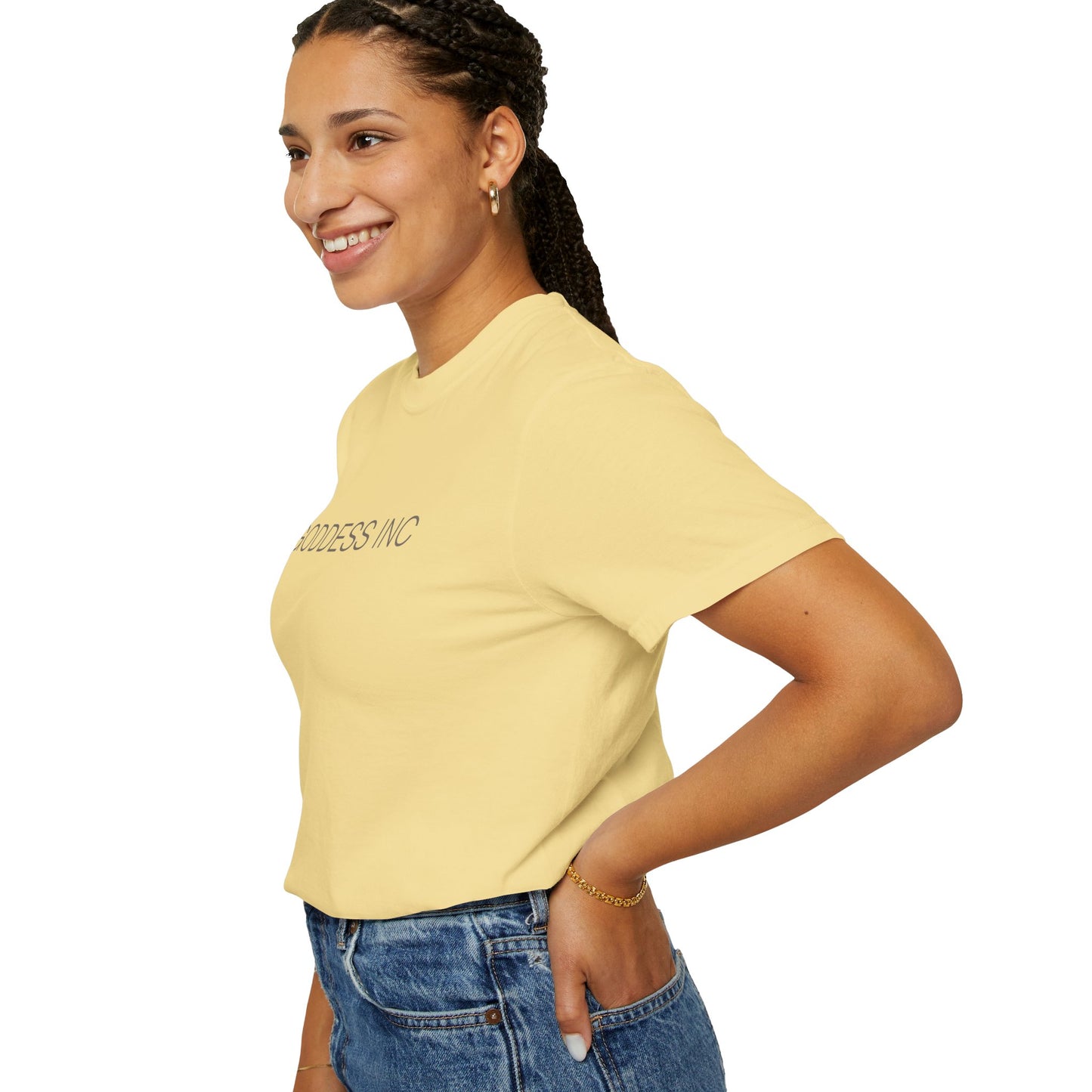 GODDESS INC Garment-Dyed T-shirt