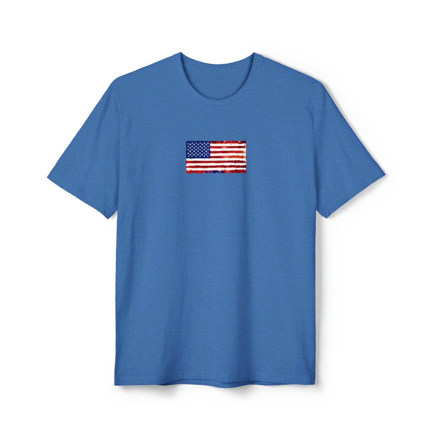 American Flag Watercolor, Unisex District® Re-Tee®