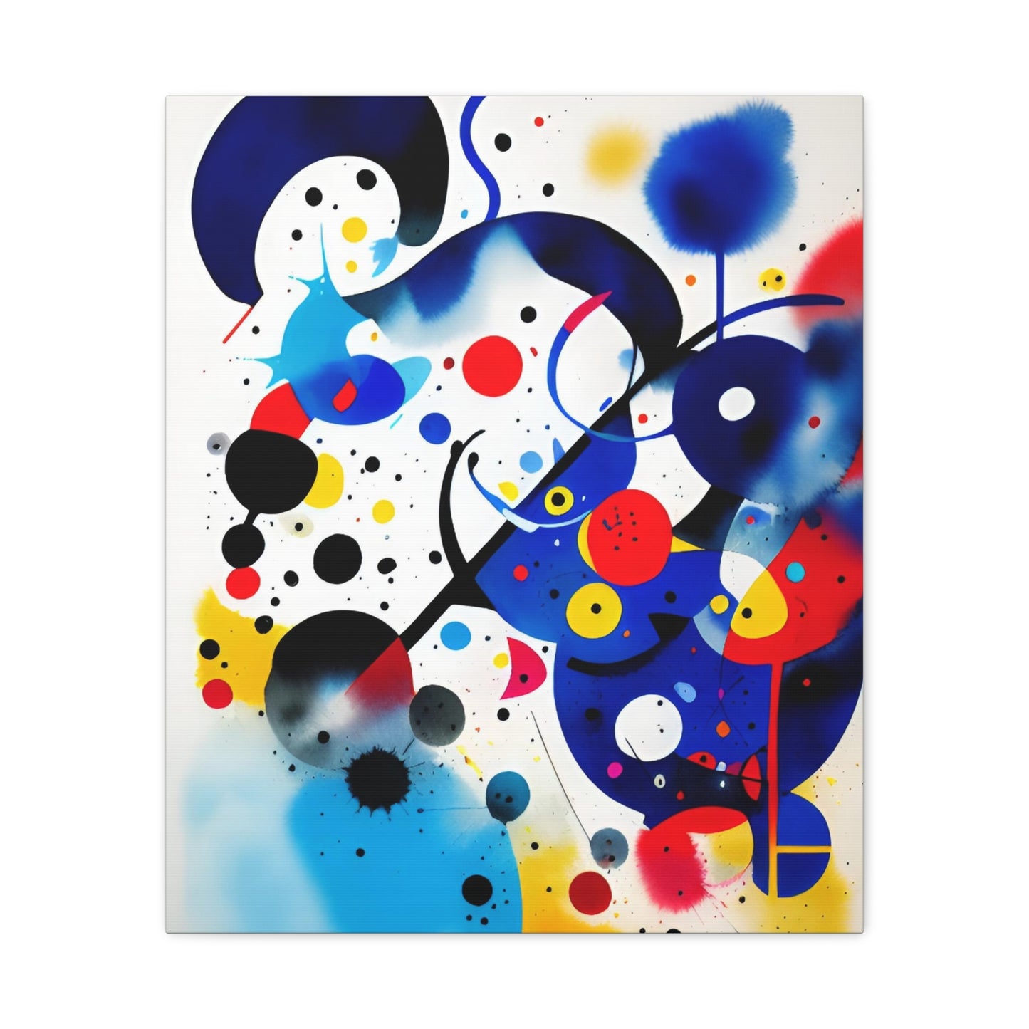 Miro-inspired Matte Canvas, Stretched, 1.25"