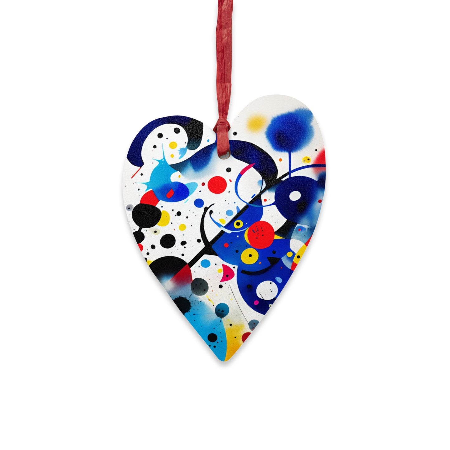 Wooden Ornaments, Inspired by Miro