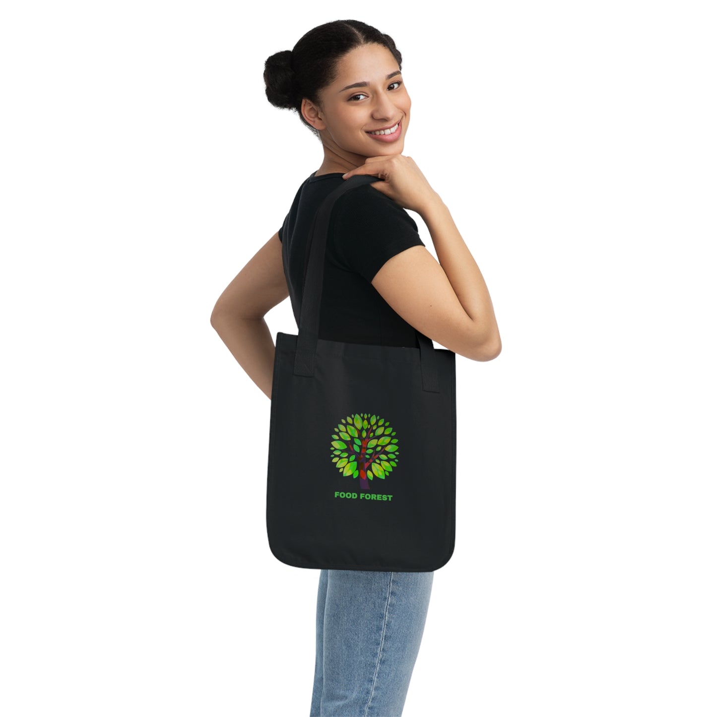 FOOD FOREST Organic Canvas Tote Bag