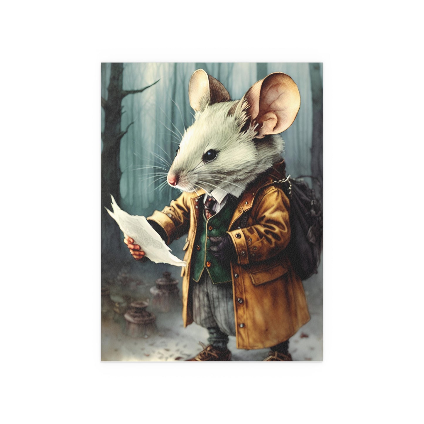 Mouse Art, Indoor and Outdoor Silk Posters