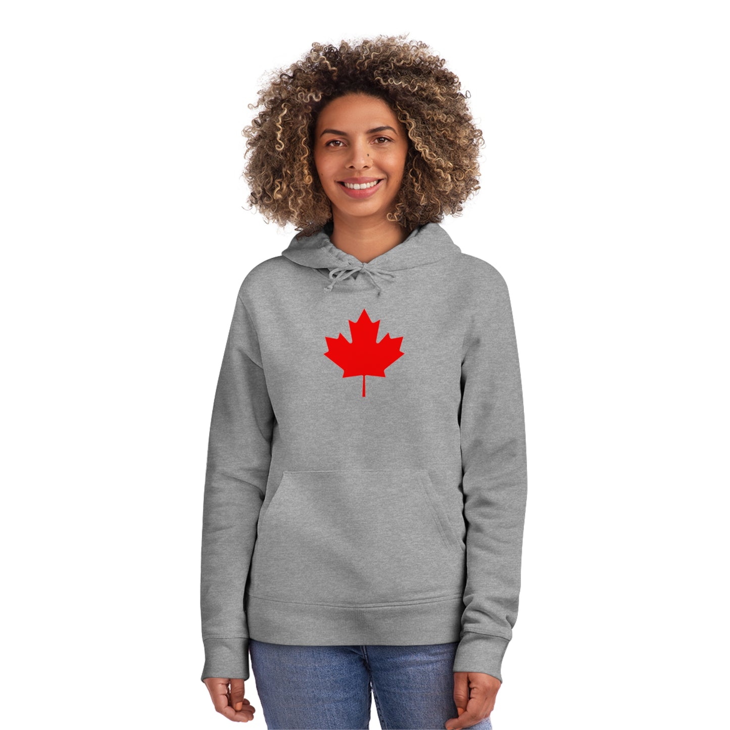 Canadian Maple Leaf, Unisex Drummer Hoodie