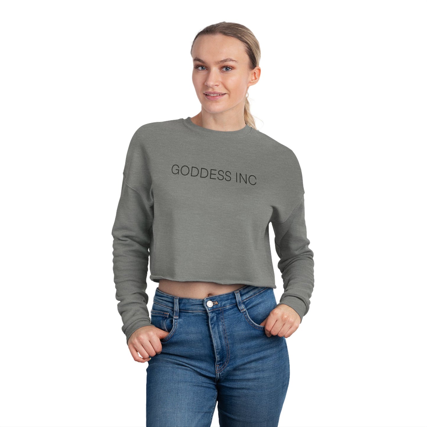 GODDESS INC Women's Cropped Sweatshirt