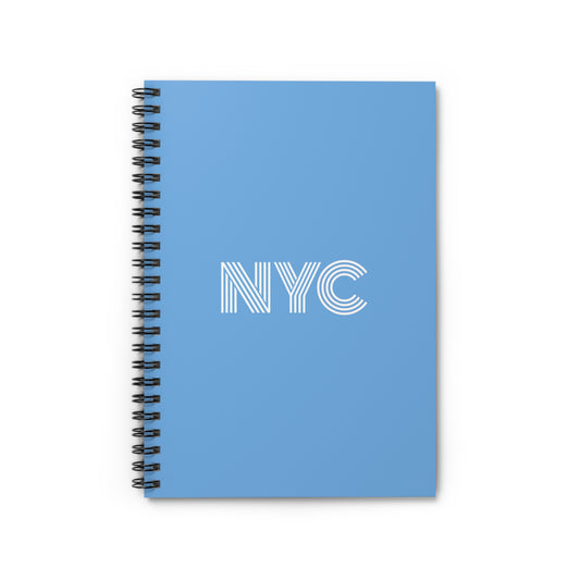 NYC, Spiral Notebook, Ruled Line