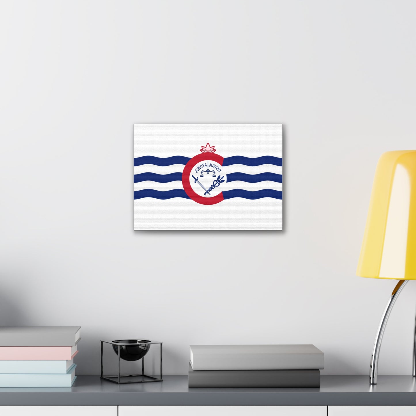 Cincinnati Flag, Canvas Stretched, 0.75"