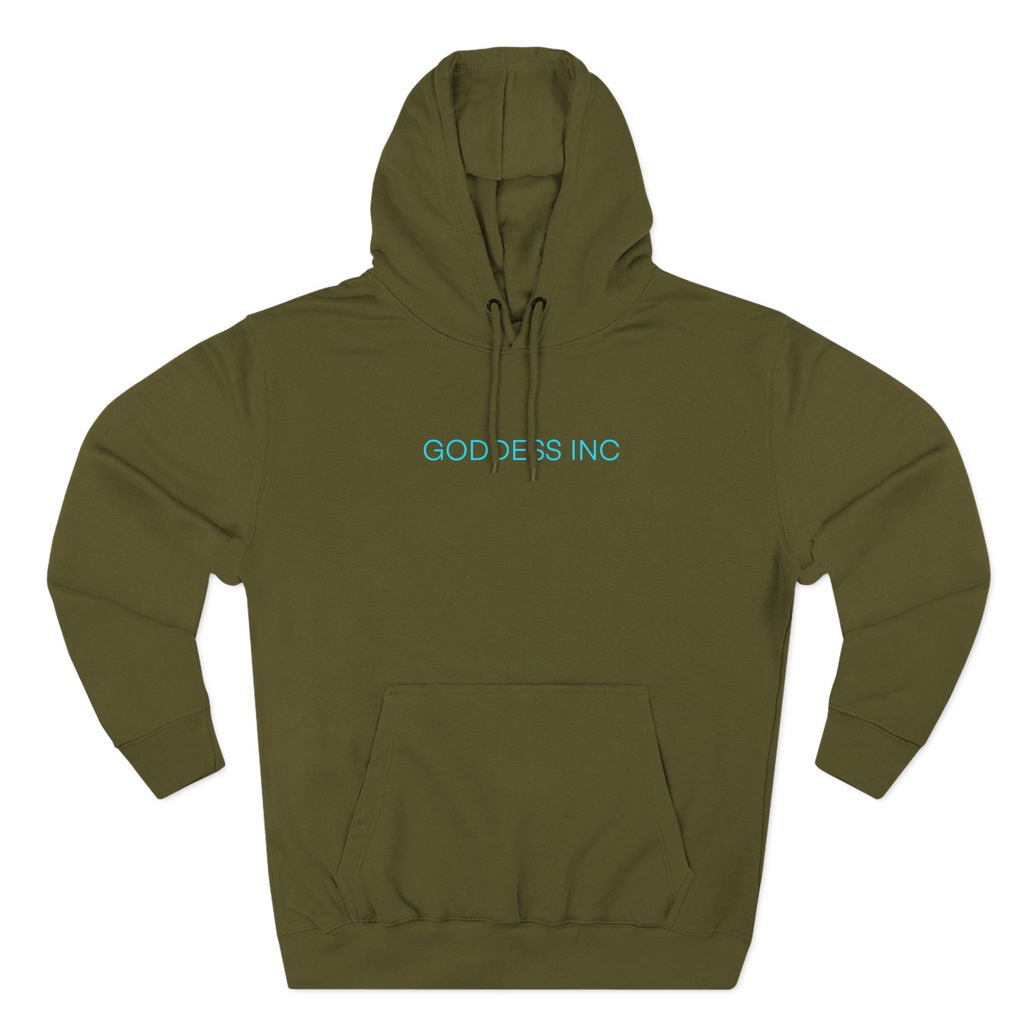GODDESS INC Three-Panel Fleece Hoodie