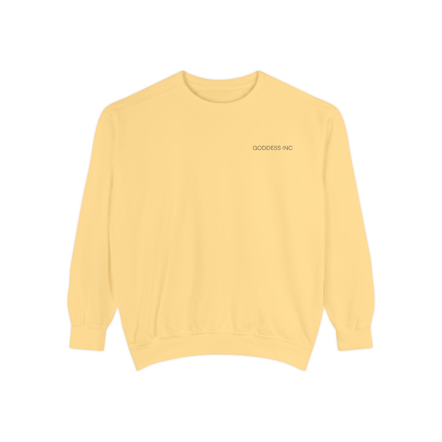 GODDESS INC Garment-Dyed Sweatshirt