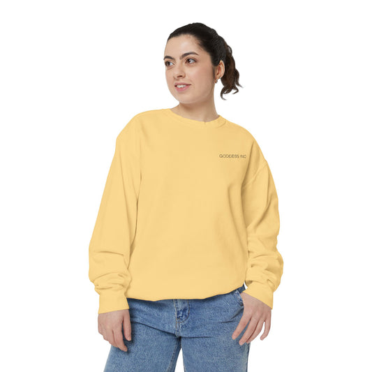 GODDESS INC Garment-Dyed Sweatshirt
