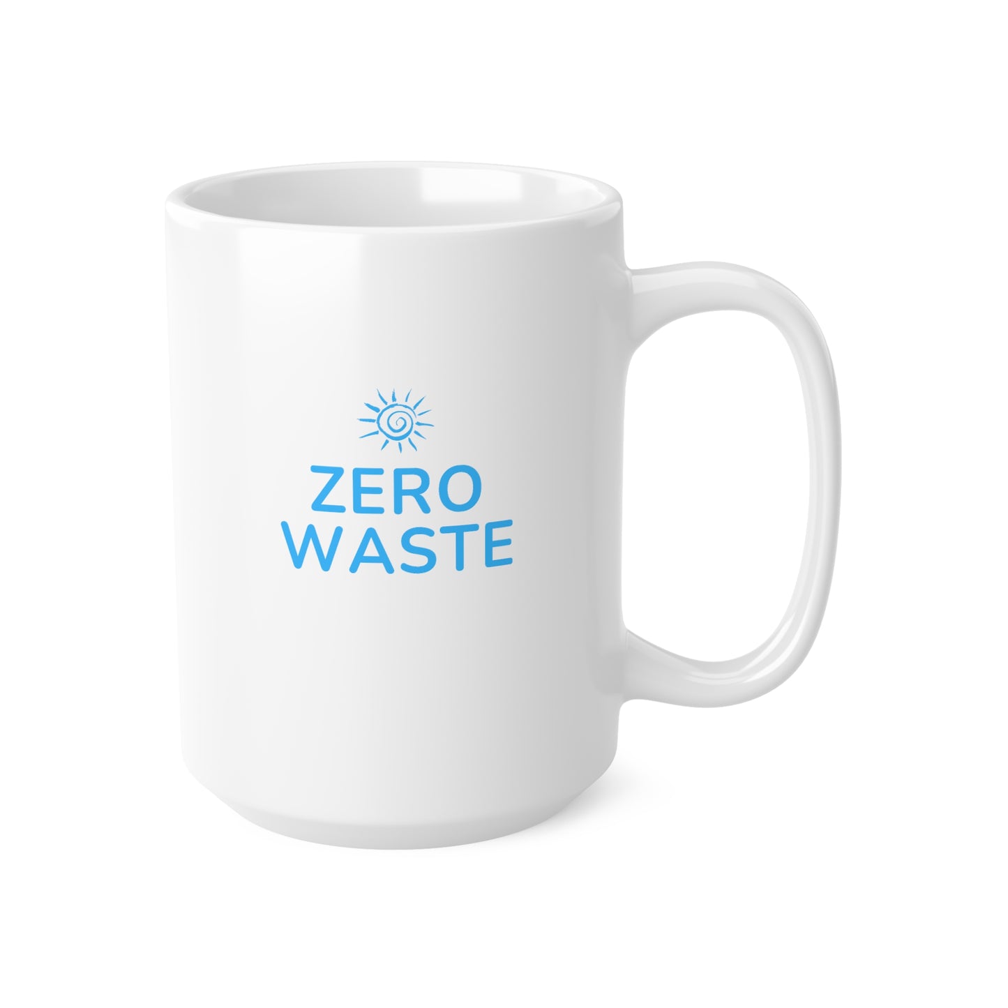 ZERO WASTE Ceramic Coffee Cups, 11oz, 15oz