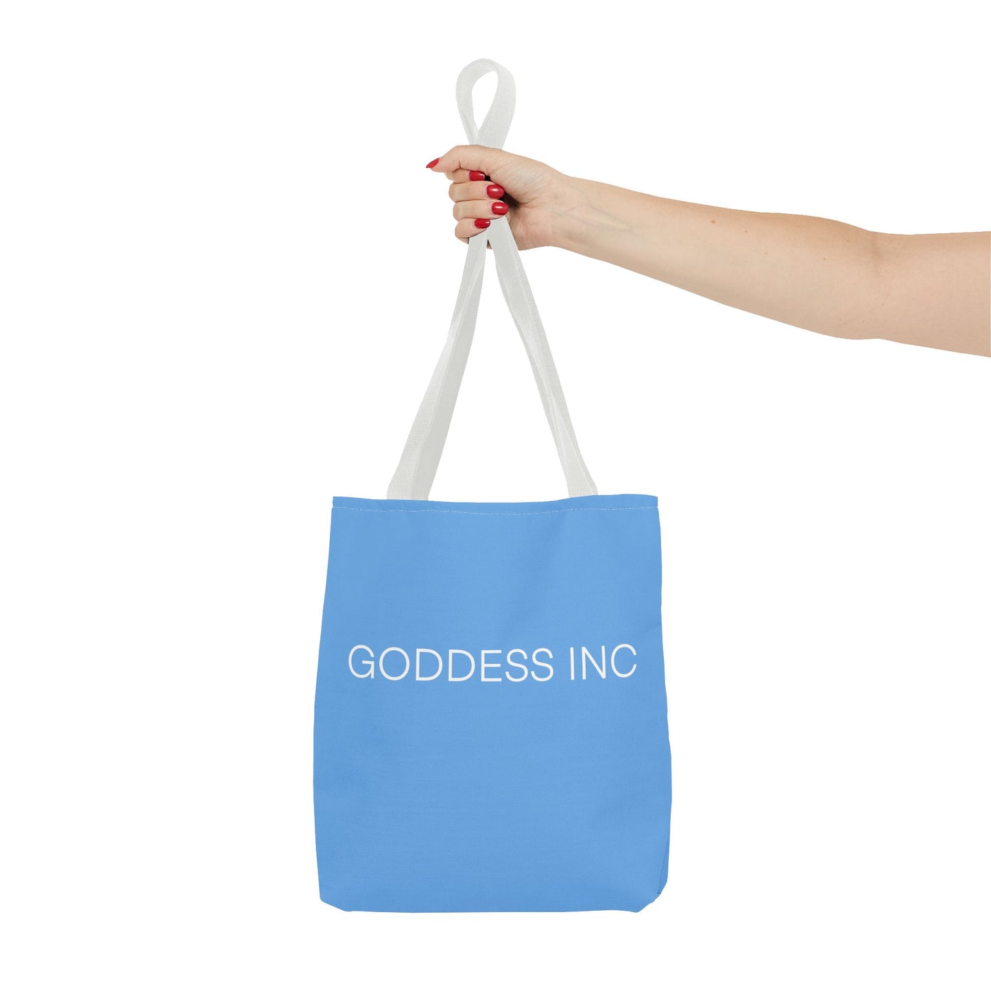 GODDESS INC Tote Bag, Light Blue