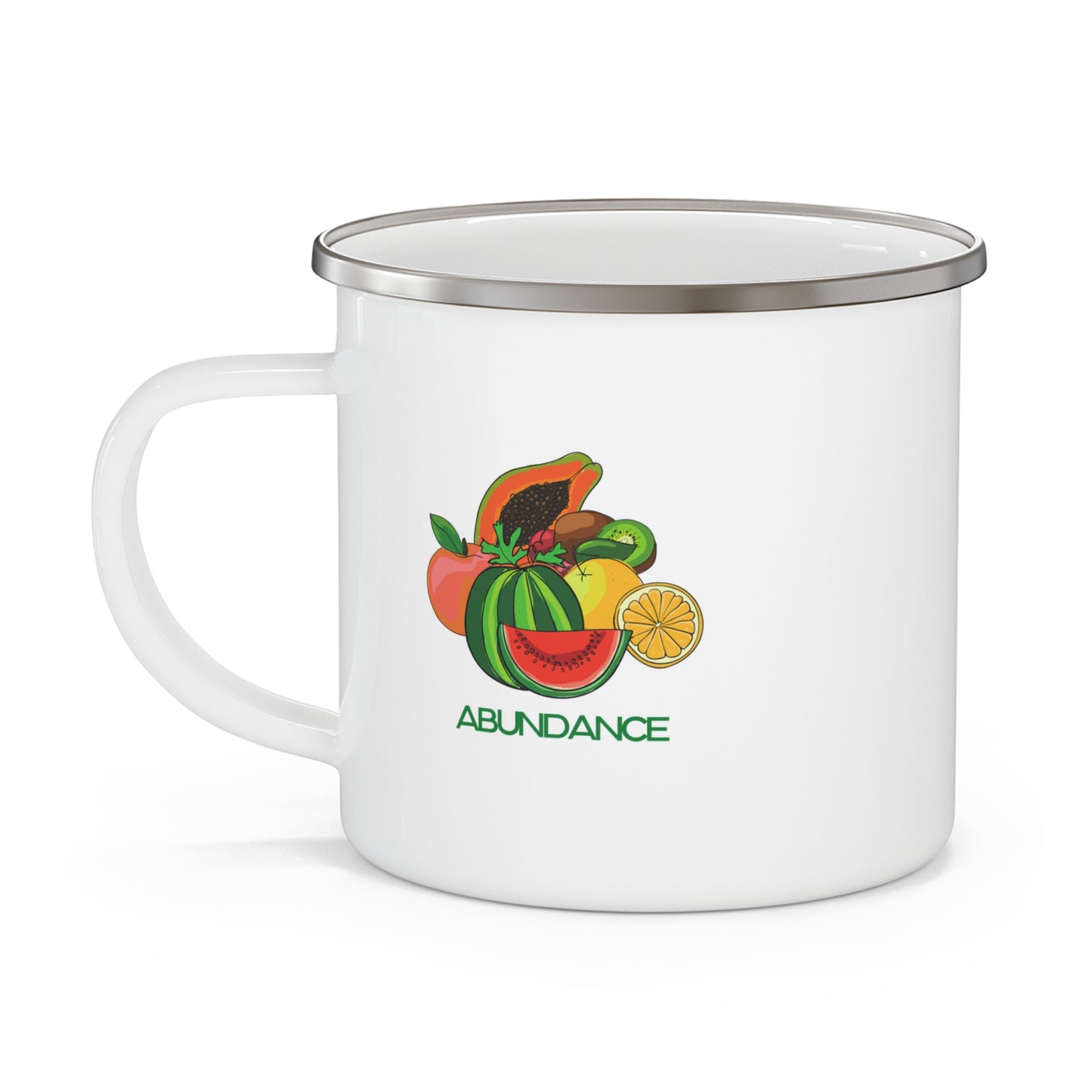 Enamel Camping Mug, Abundance