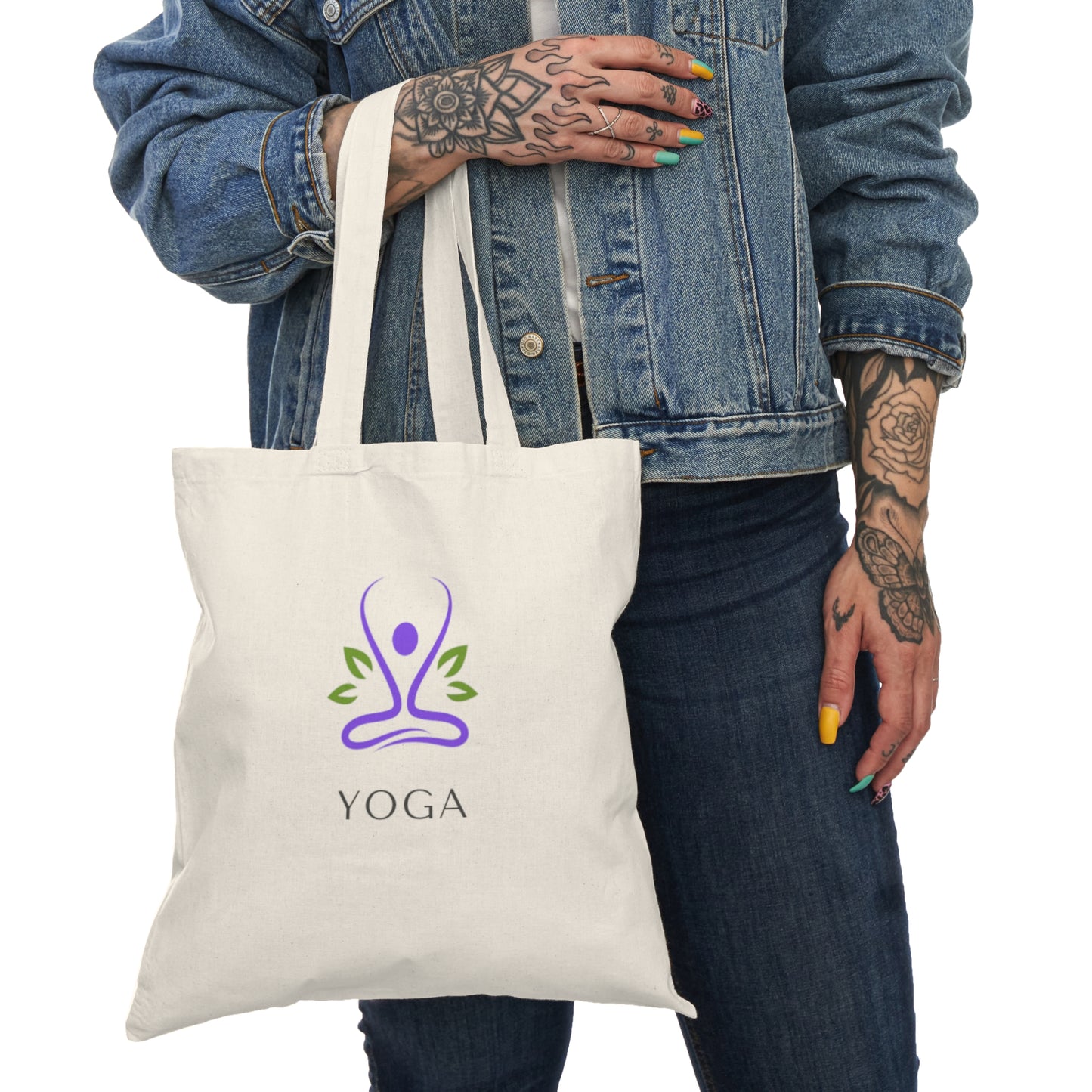 Yoga Natural Tote Bag