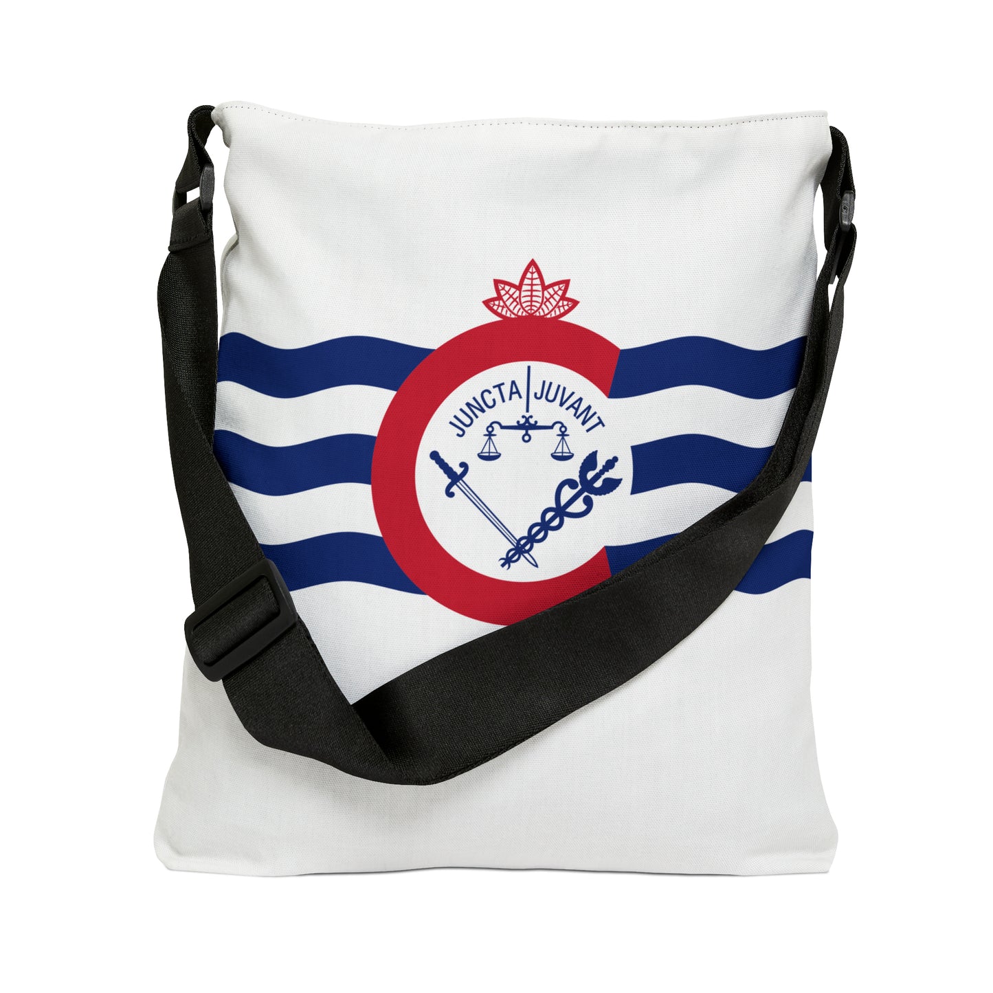 Cincinnati Flag, Adjustable Tote Bag