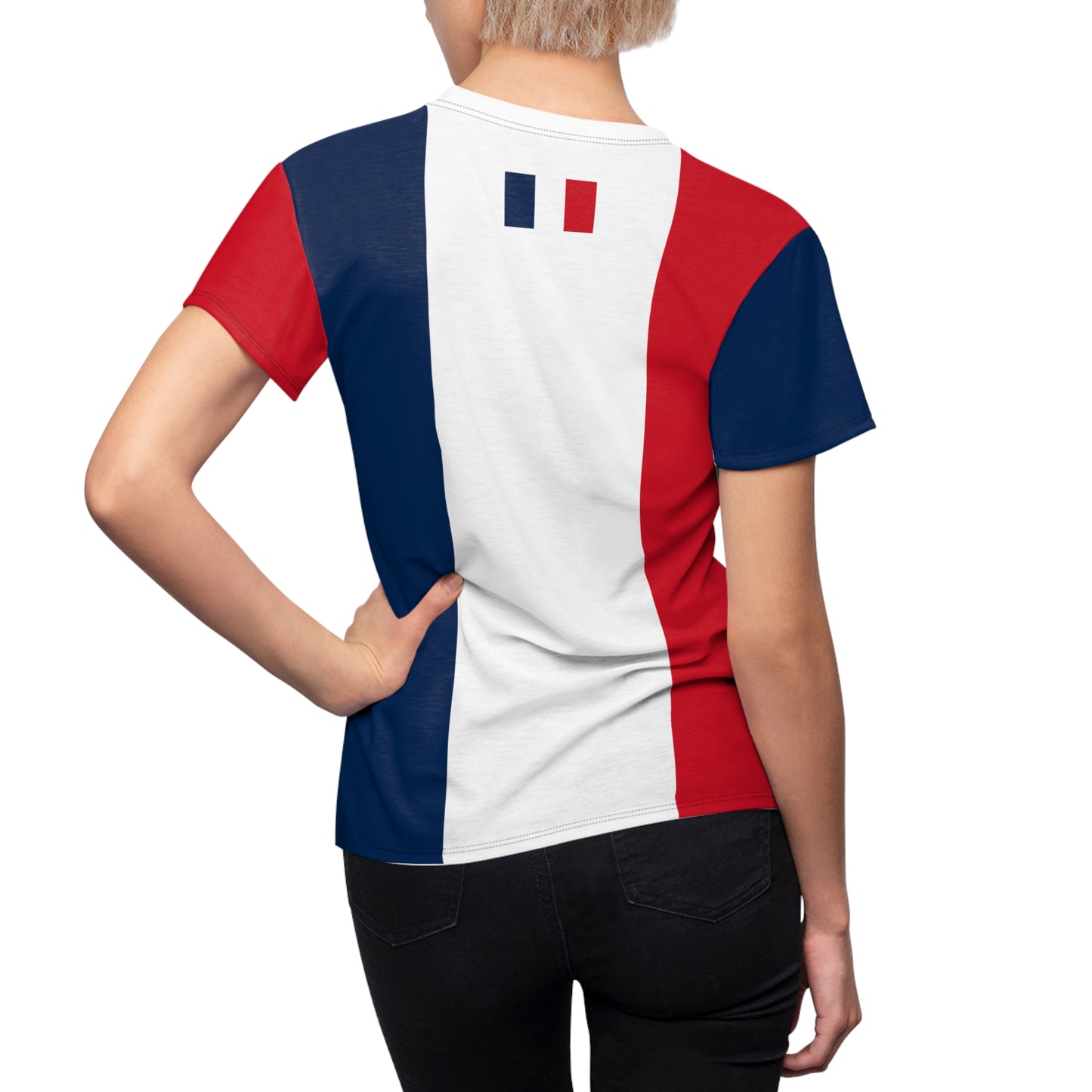 French Flag, Women's Cut & Sew Tee