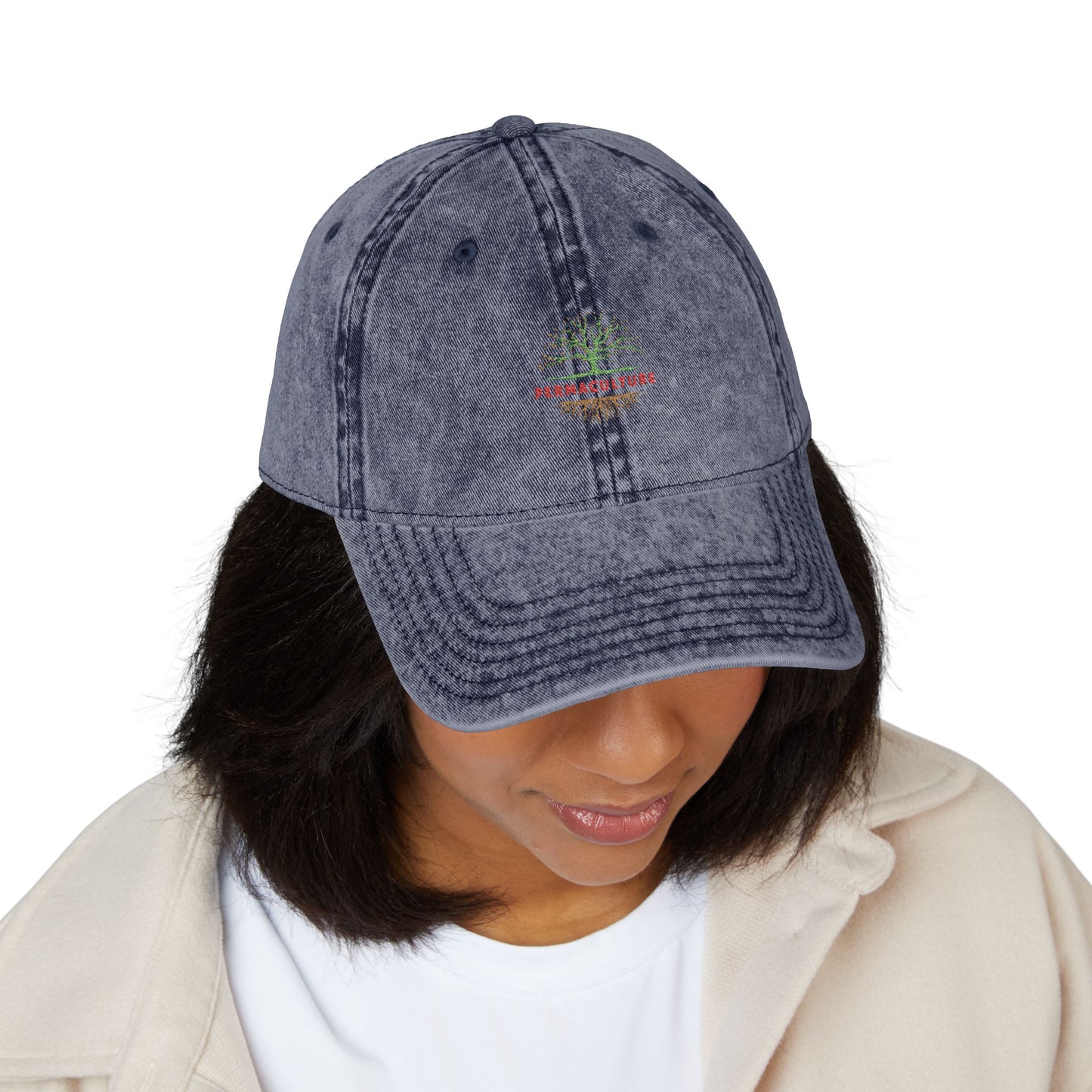 Permaculture, Vintage Cap (Embroidery)