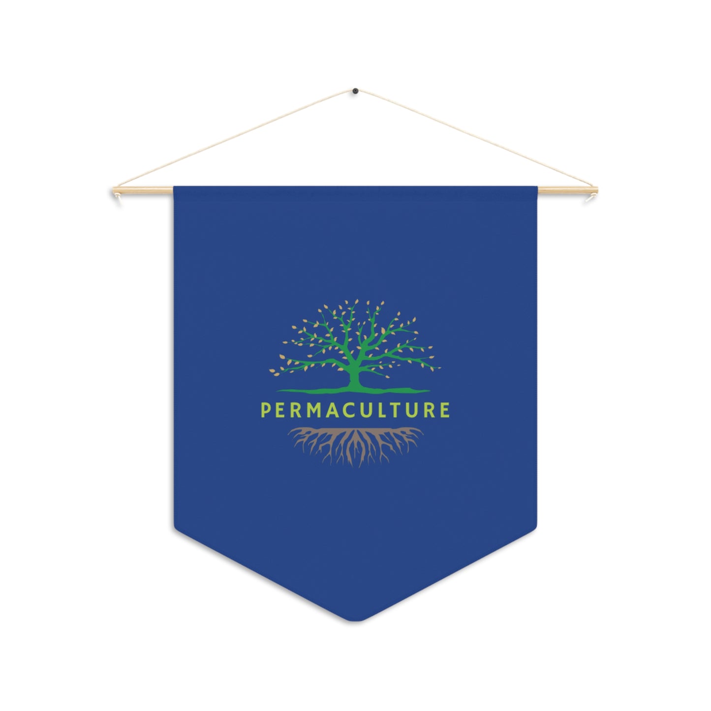 Permaculture Pennant, Blue
